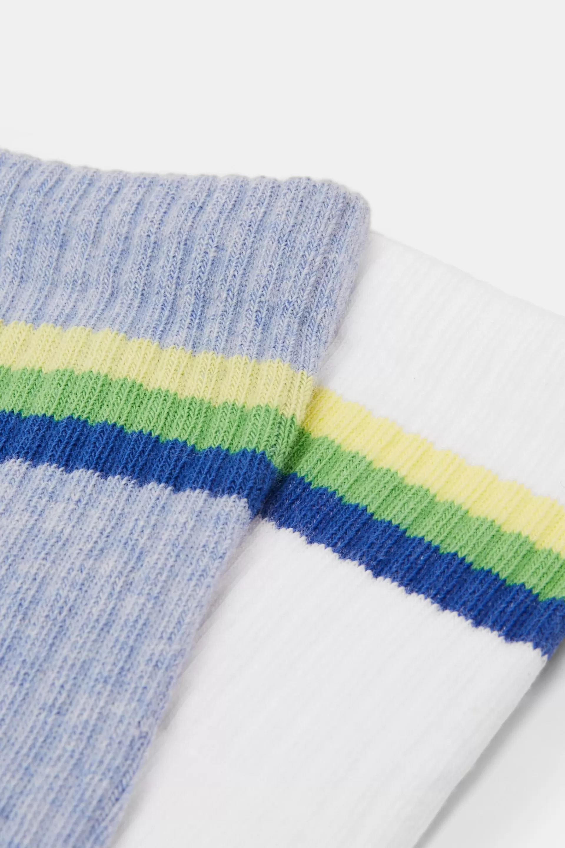 2er-Pack gerippte Socken mit Streifen-ESPRIT Fashion