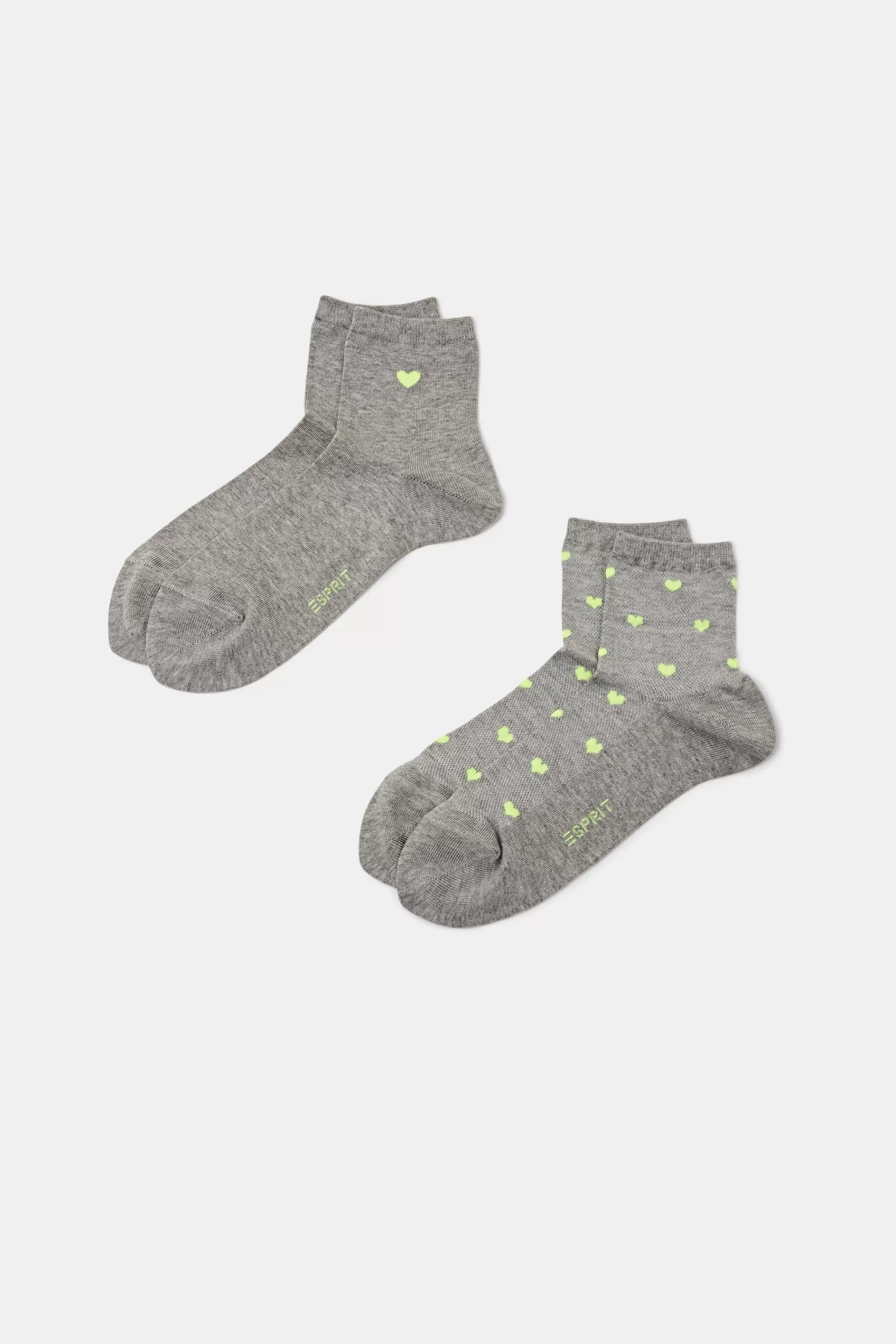 2er-Pack Socken mit Herzprint-ESPRIT Hot