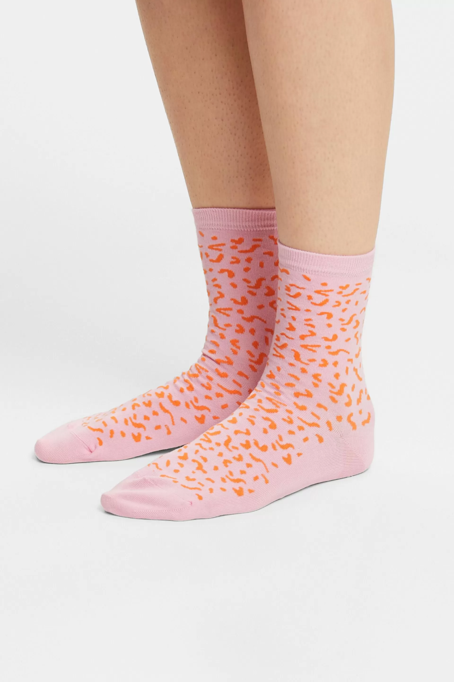 2er-Set Baumwollsocken mit Print-ESPRIT Flash Sale