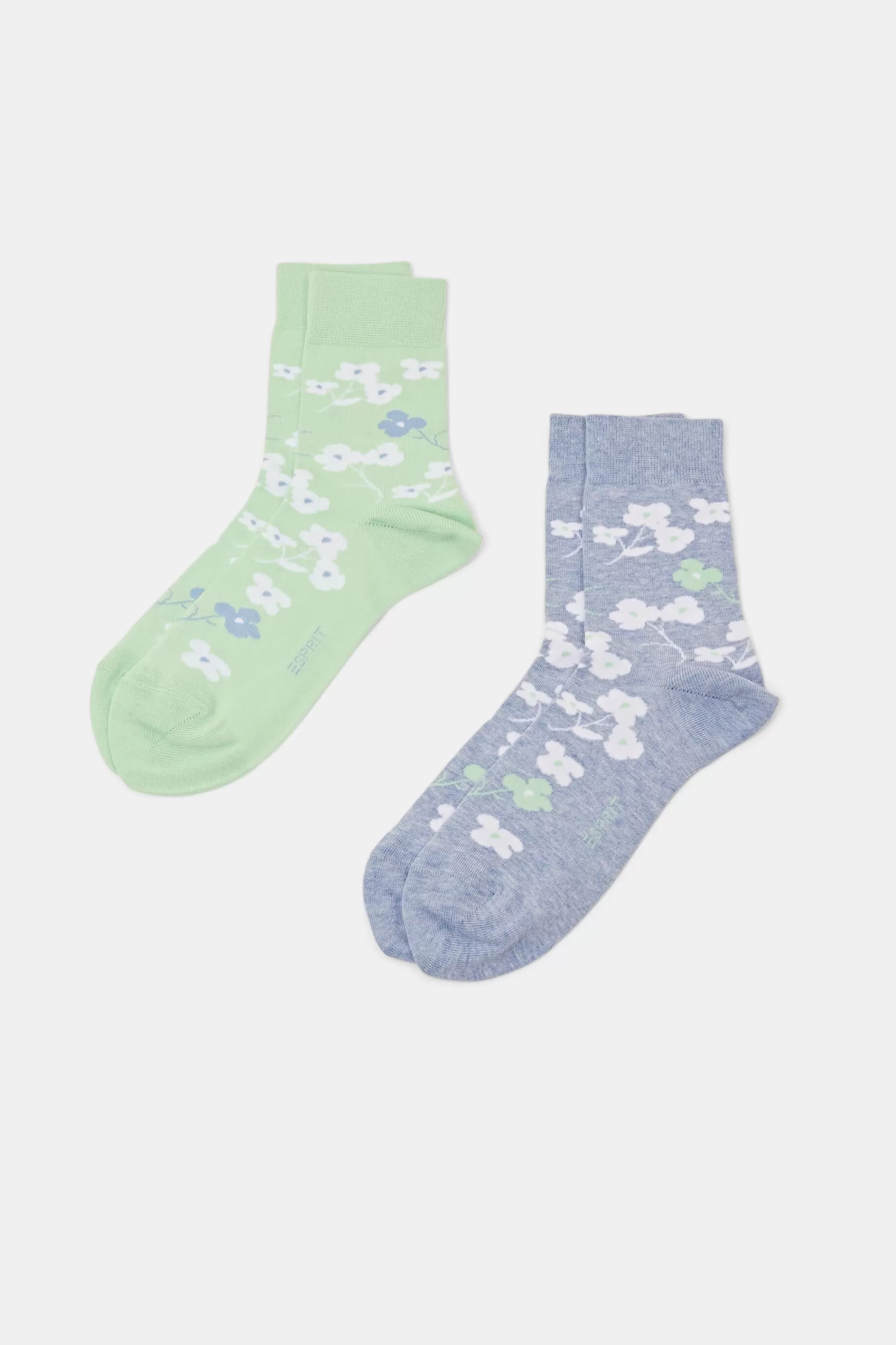 2er-Set Baumwollsocken mit Print-ESPRIT Best Sale