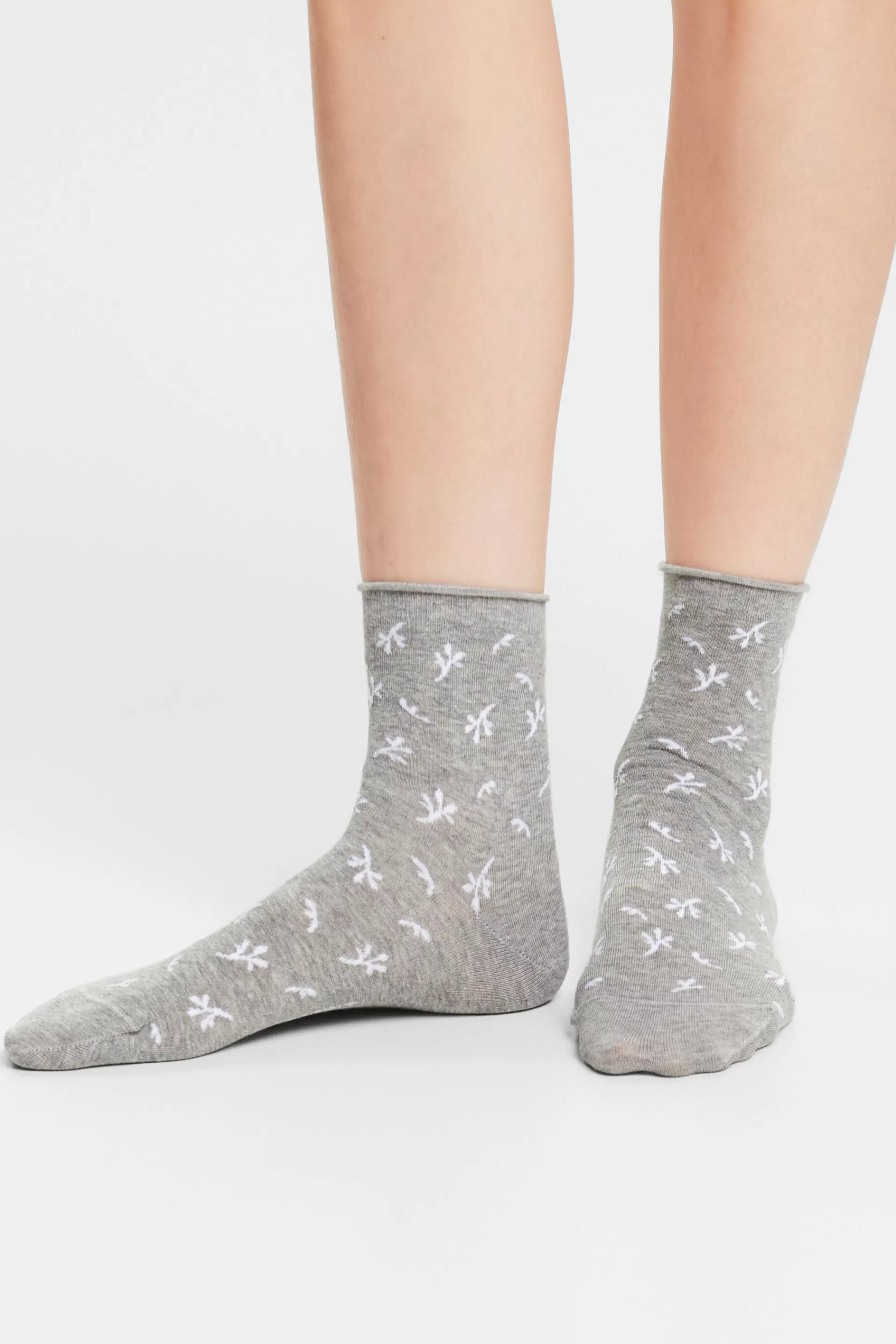 2er-Set Baumwollsocken mit Print-ESPRIT Online
