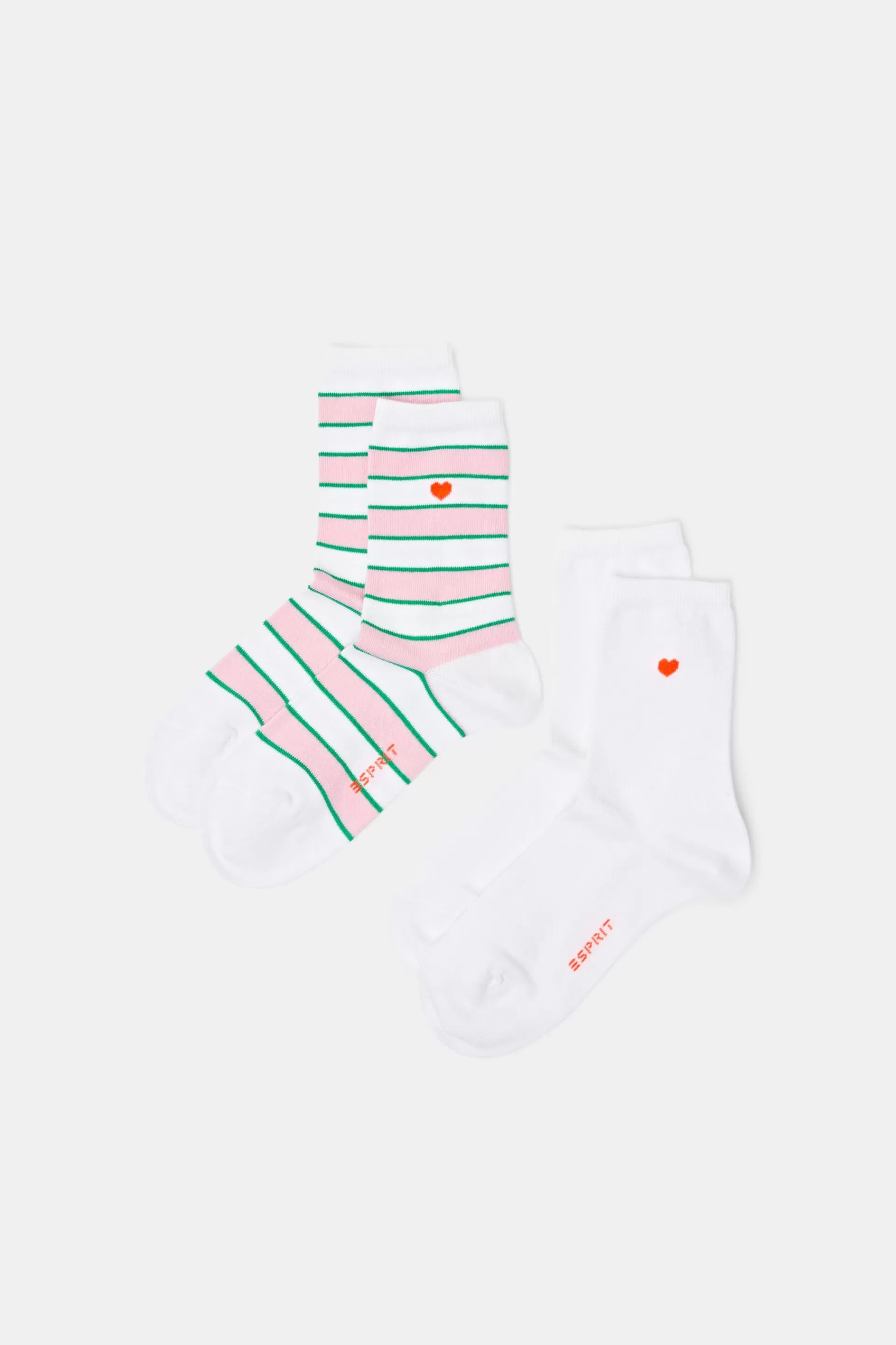 2er-Set Gestreifte Socken-ESPRIT New