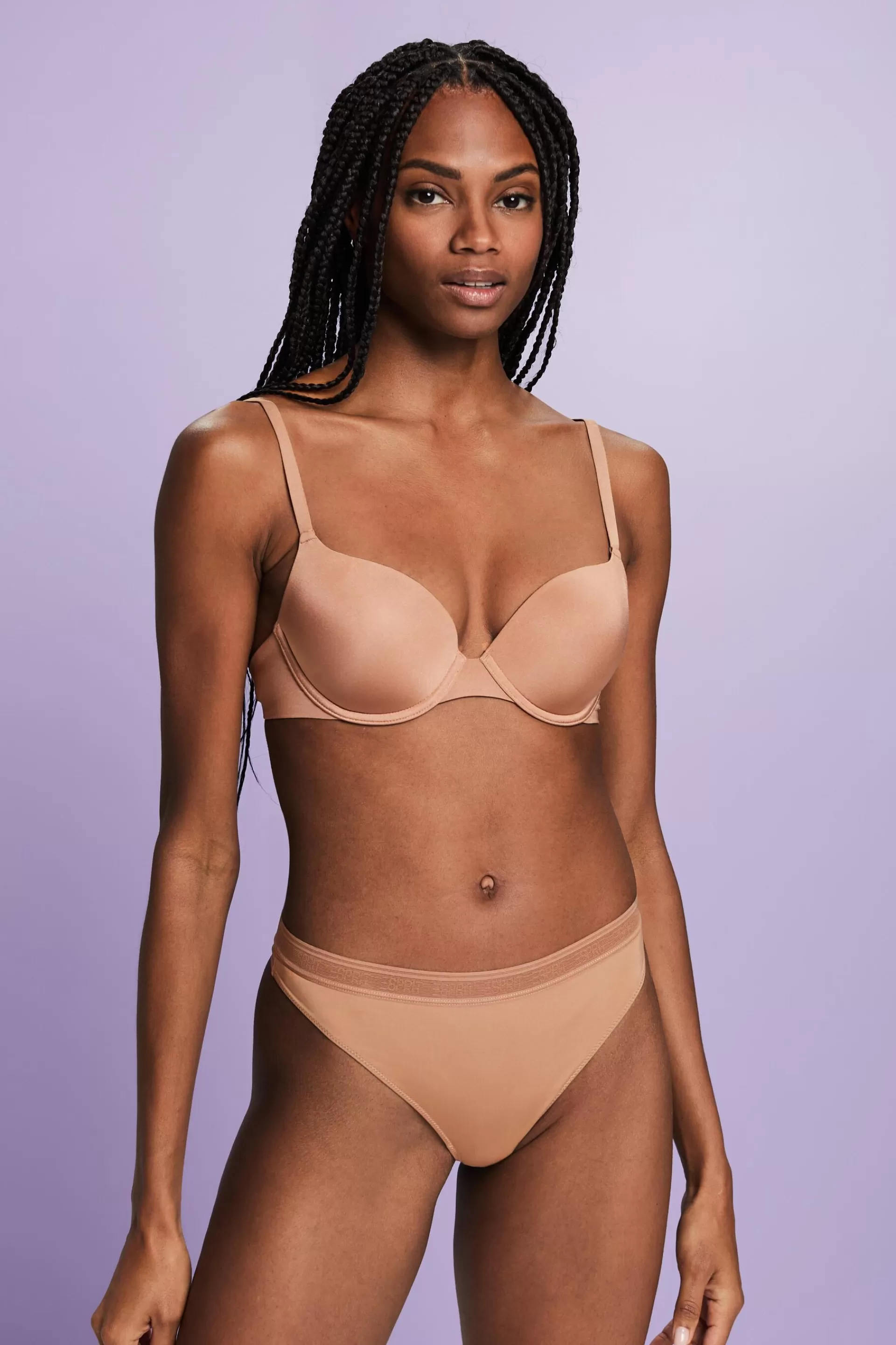 2er-Set Hipster-String aus Mikrofaser mit Logo-ESPRIT Flash Sale