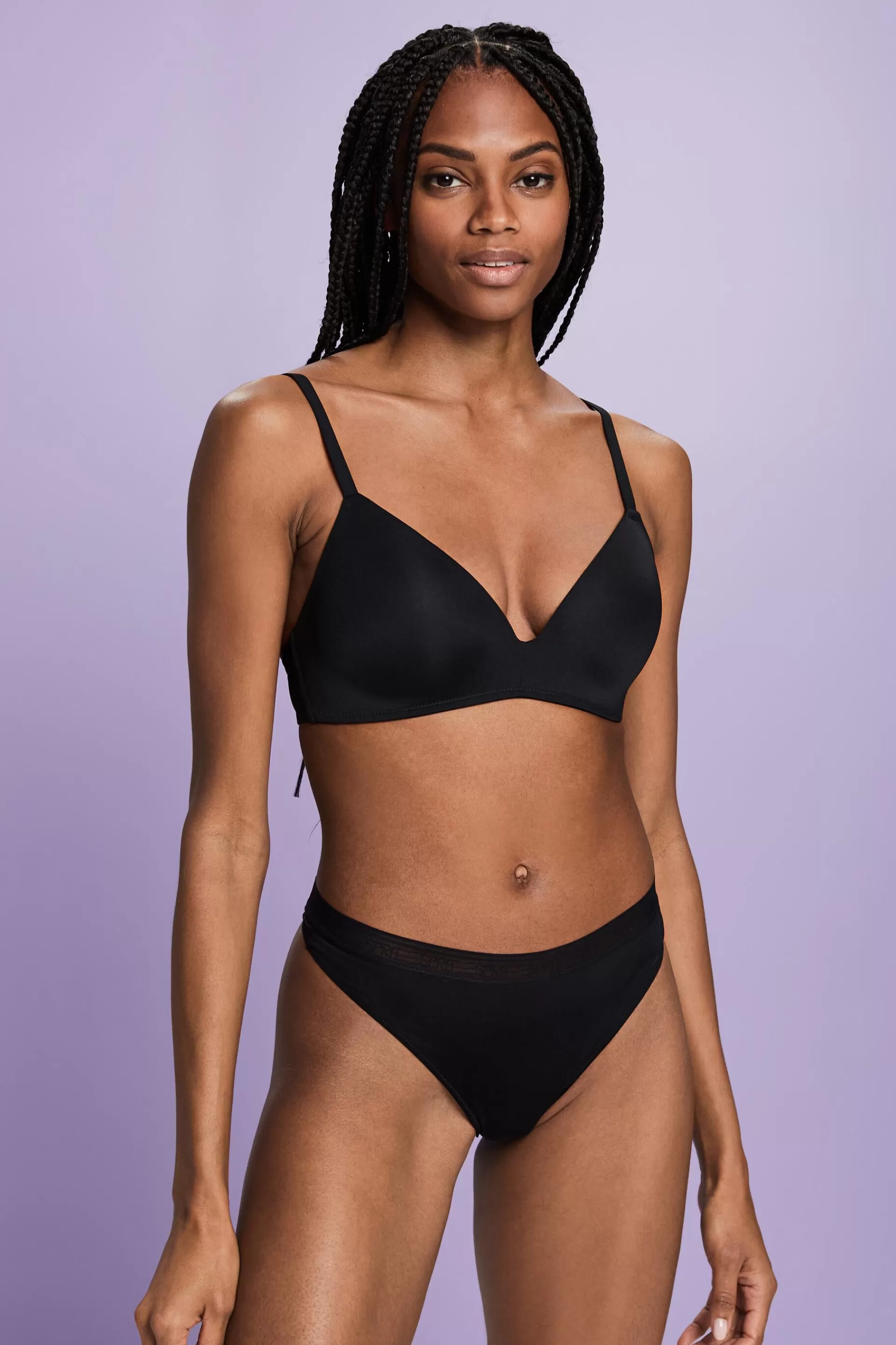 2er-Set Hipster-String aus Mikrofaser mit Logo-ESPRIT Flash Sale