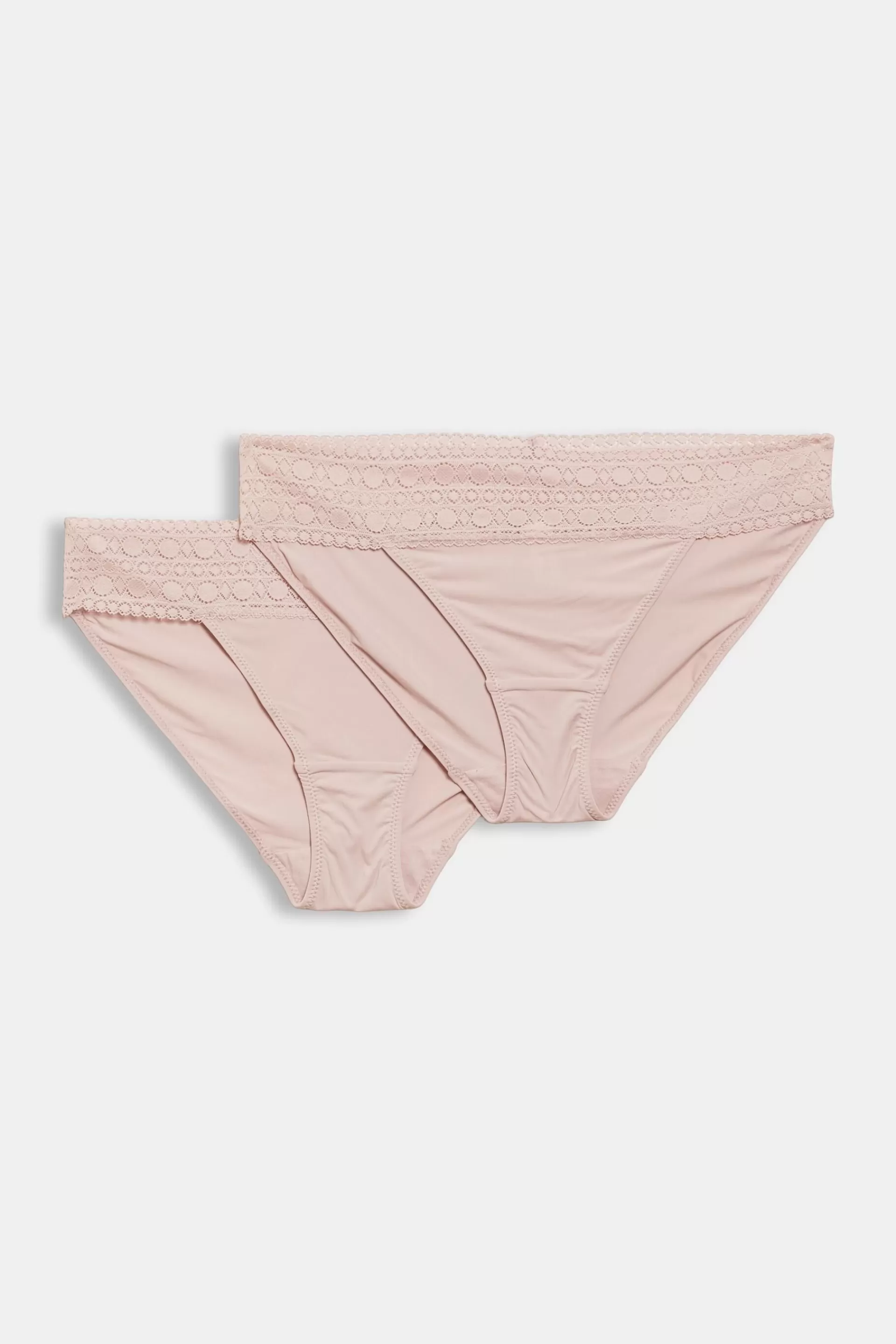 2er-Set Slip mit Spitzendetails-ESPRIT Hot
