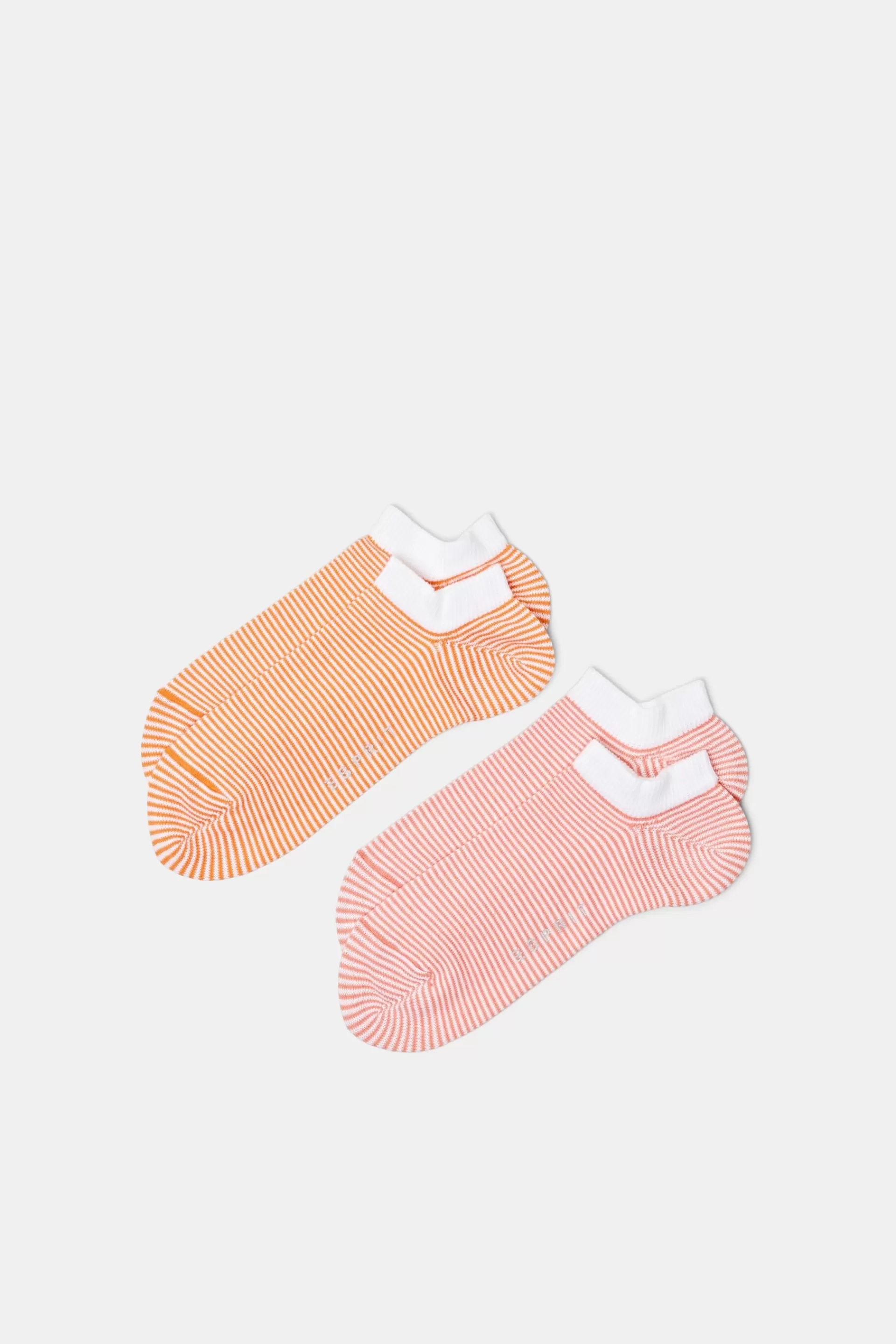 2er-Set Sneakersocken im Streifendesign-ESPRIT Outlet