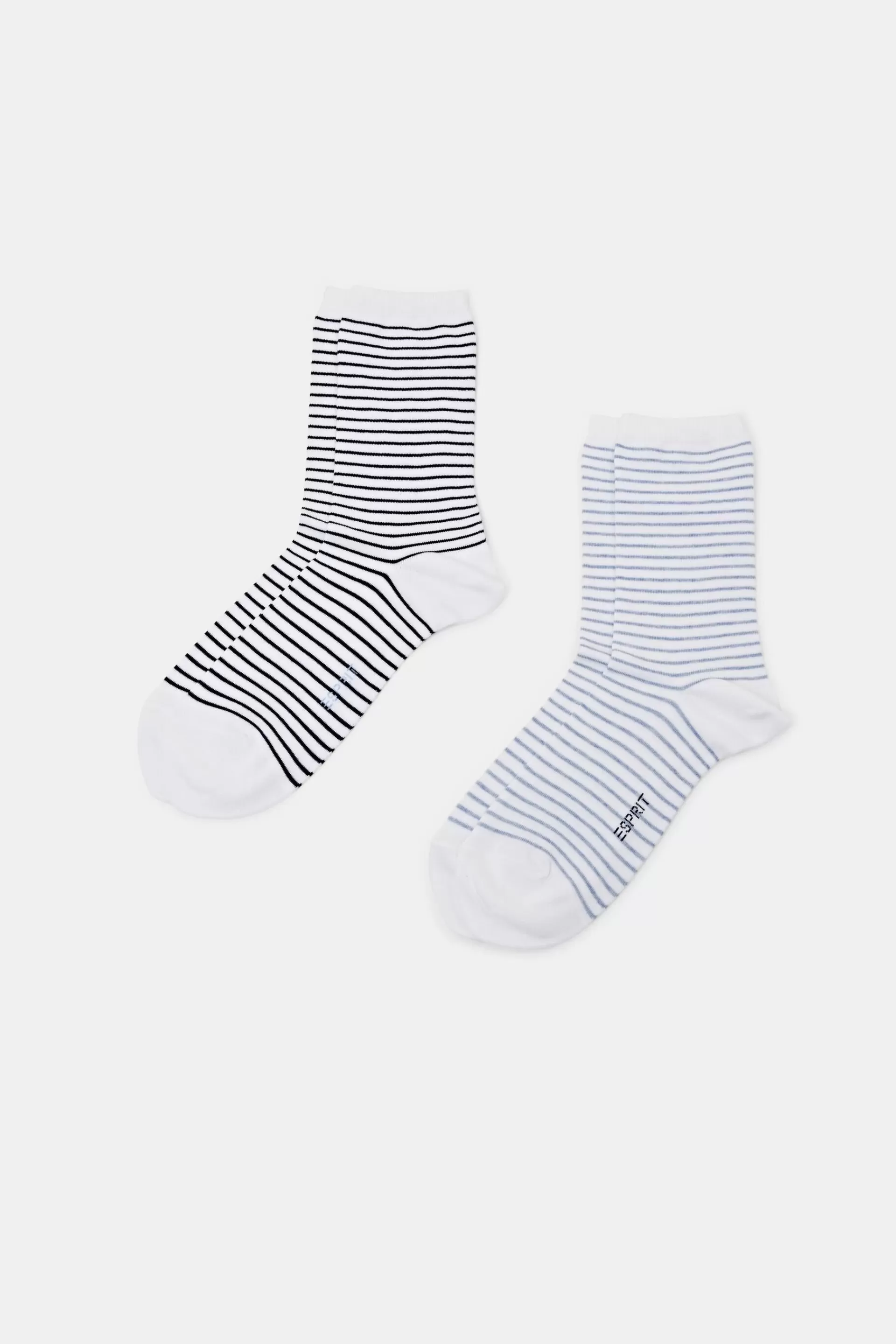 2er-Set Socken mit Streifenmuster-ESPRIT Fashion