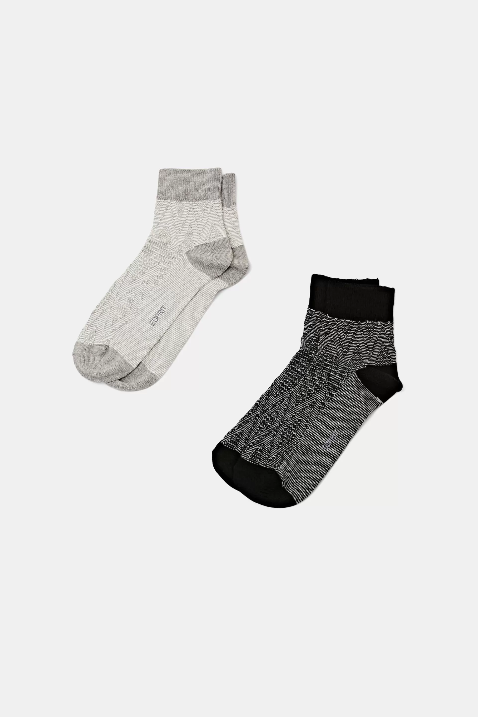 2er-Set strukturierte Socken-ESPRIT Online
