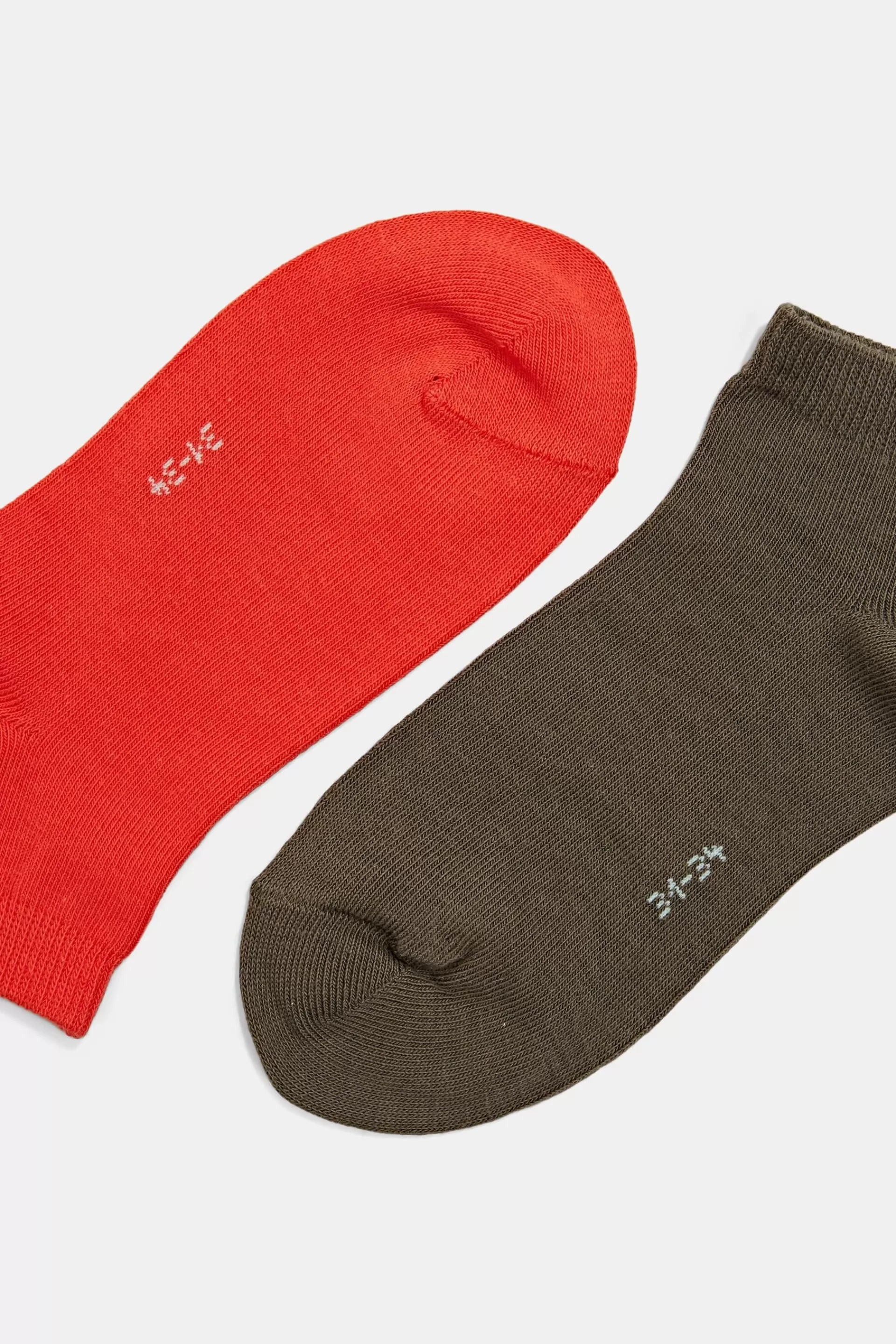 5er-Pack unifarbene Socken, Bio-Baumwoll-Mix-ESPRIT Outlet