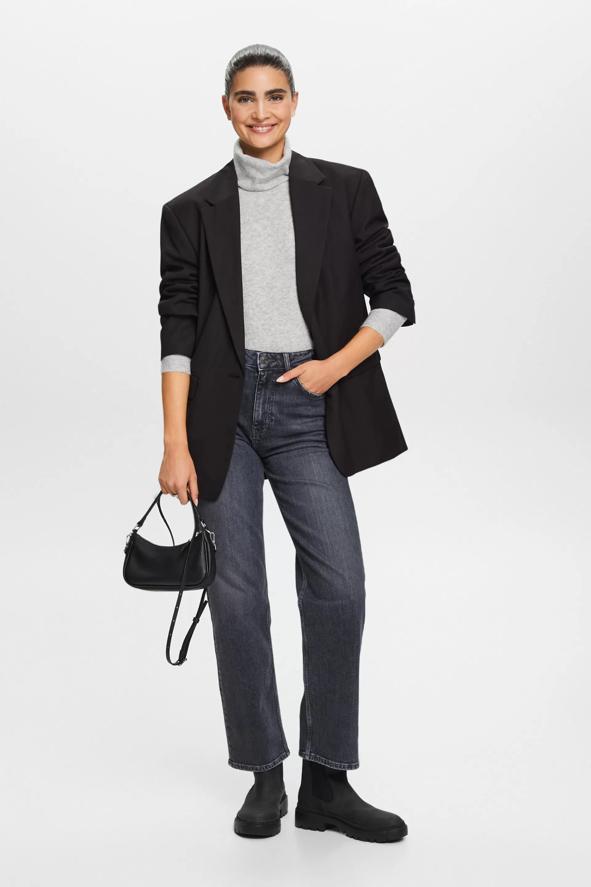 80er-Jeans mit geradem Bein in Knöchellänge-ESPRIT Cheap