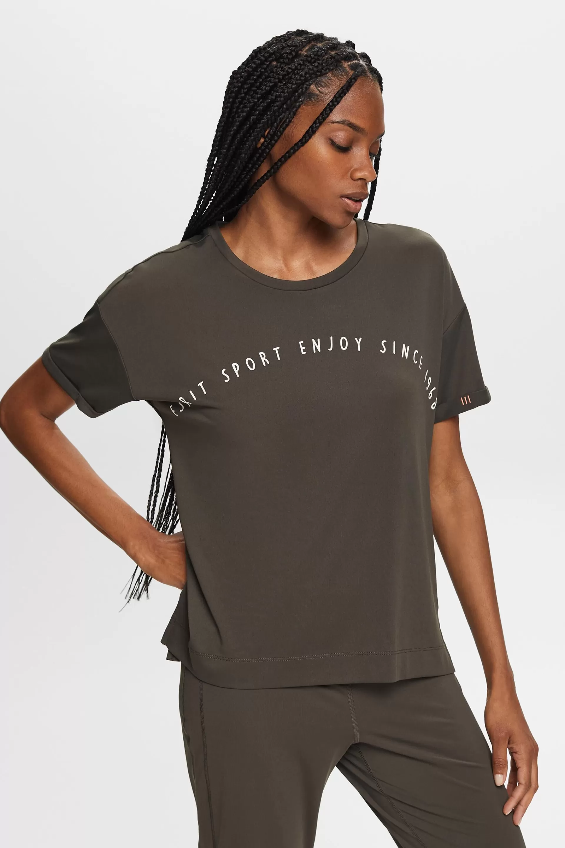 Active T-Shirt mit Print-ESPRIT Fashion