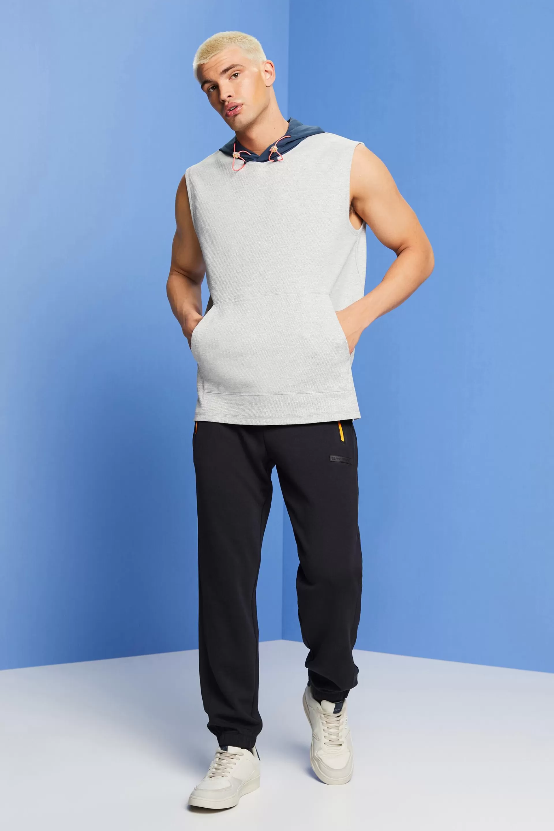 Ärmelloses Kapuzen-Sweatshirt mit Cord-Details-ESPRIT Cheap
