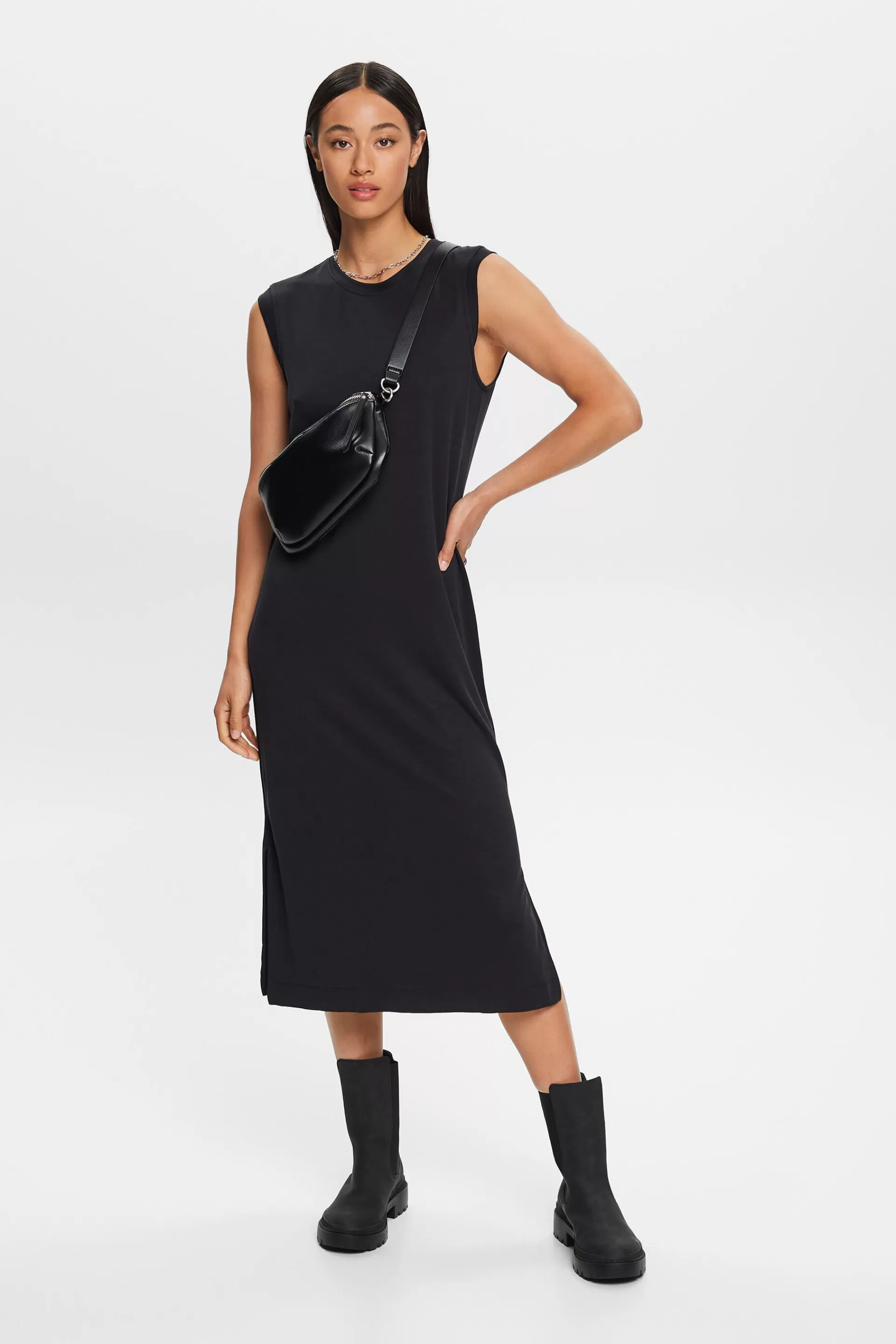 Ärmelloses Midi-Hemdblusenkleid-ESPRIT Fashion