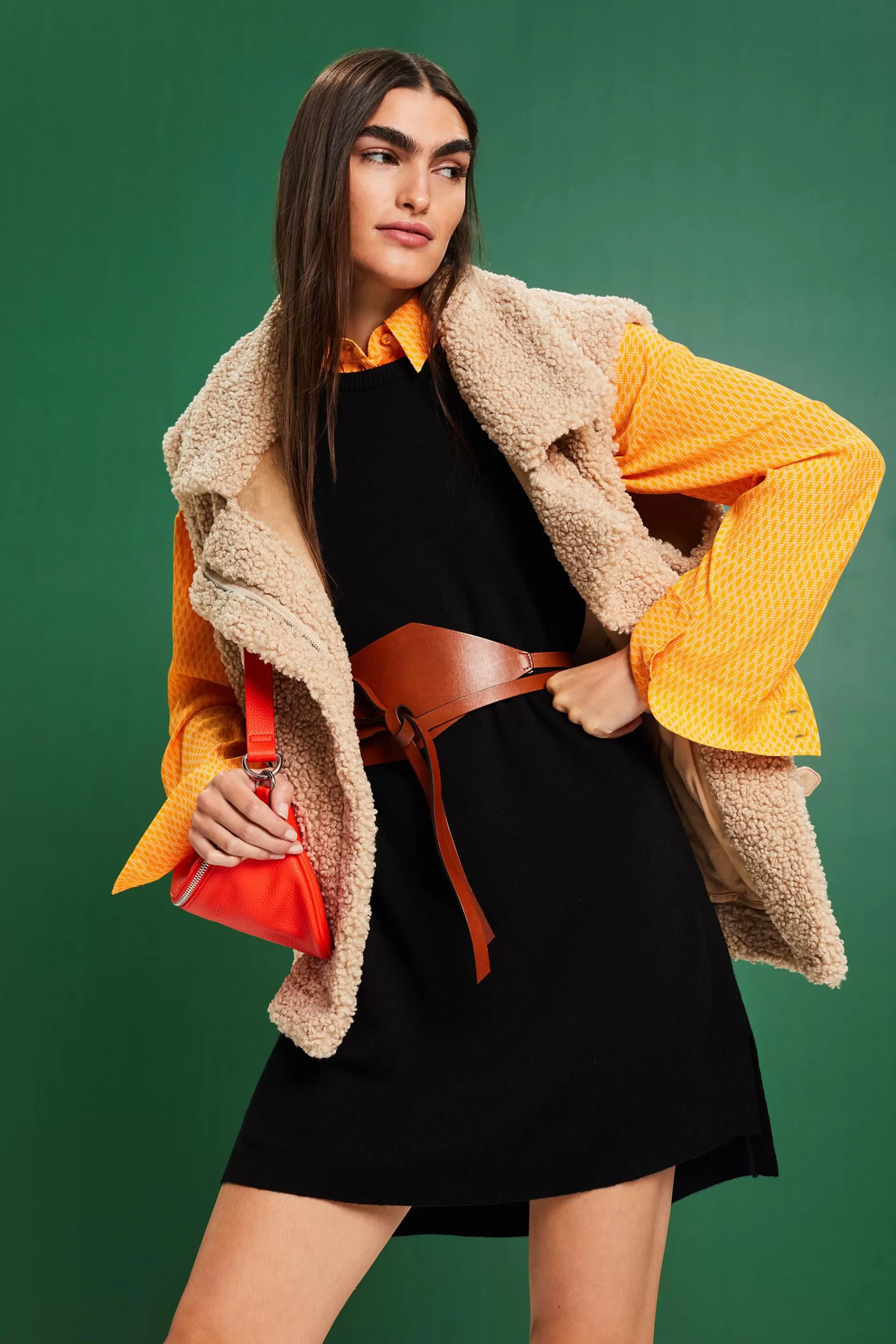 Ärmelloses Minikleid aus Wollmix-ESPRIT Shop