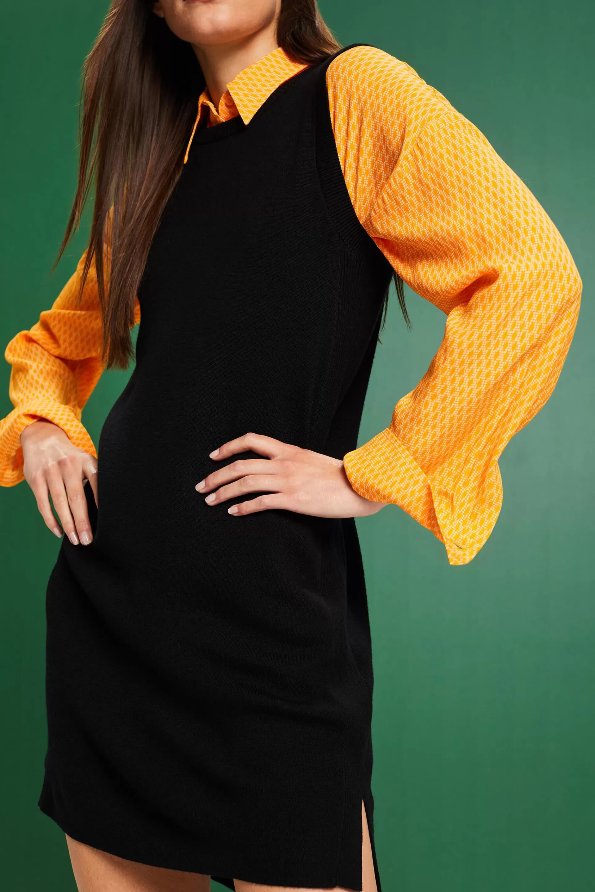 Ärmelloses Minikleid aus Wollmix-ESPRIT Shop