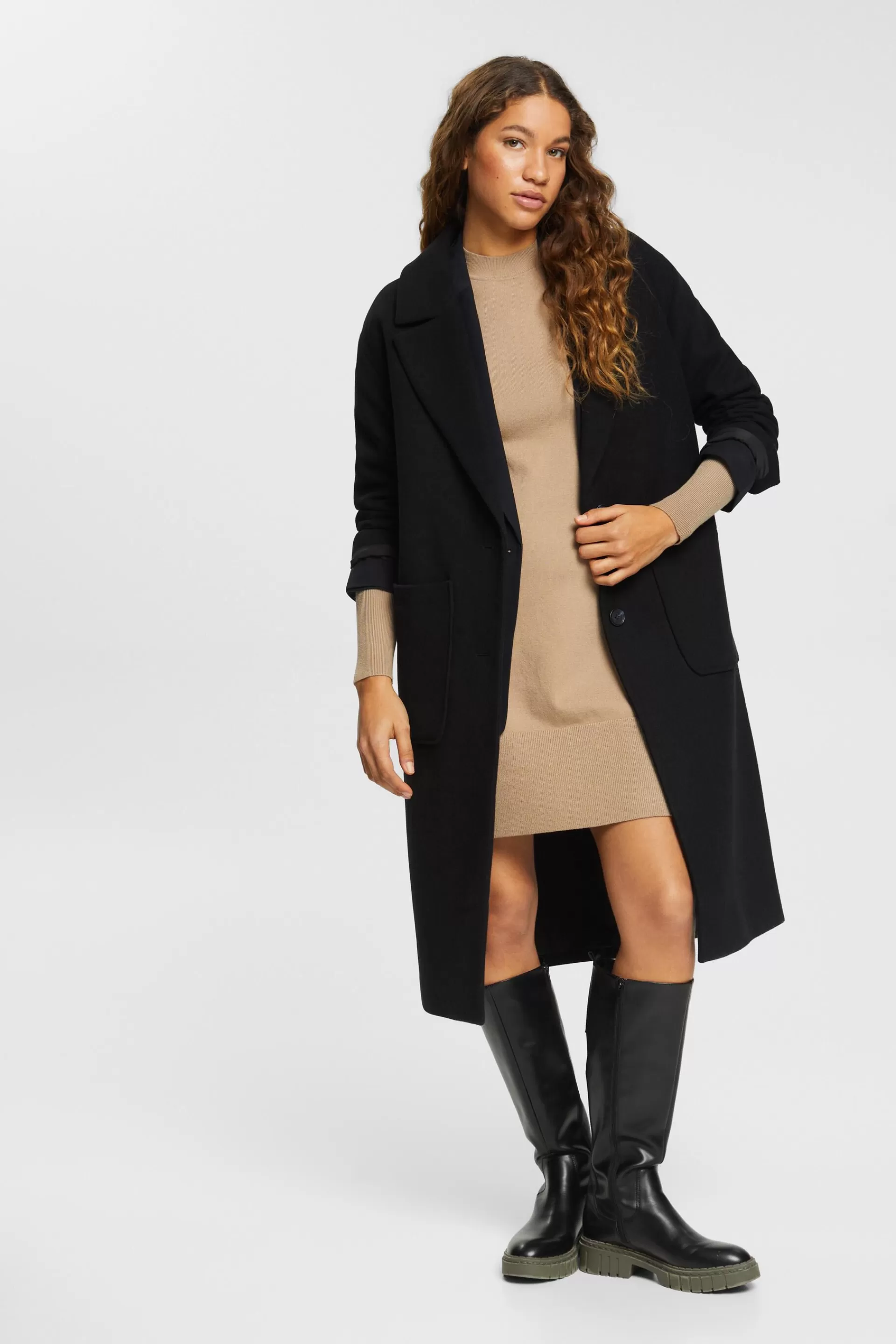 Ausgestelltes Strickkleid-ESPRIT Best