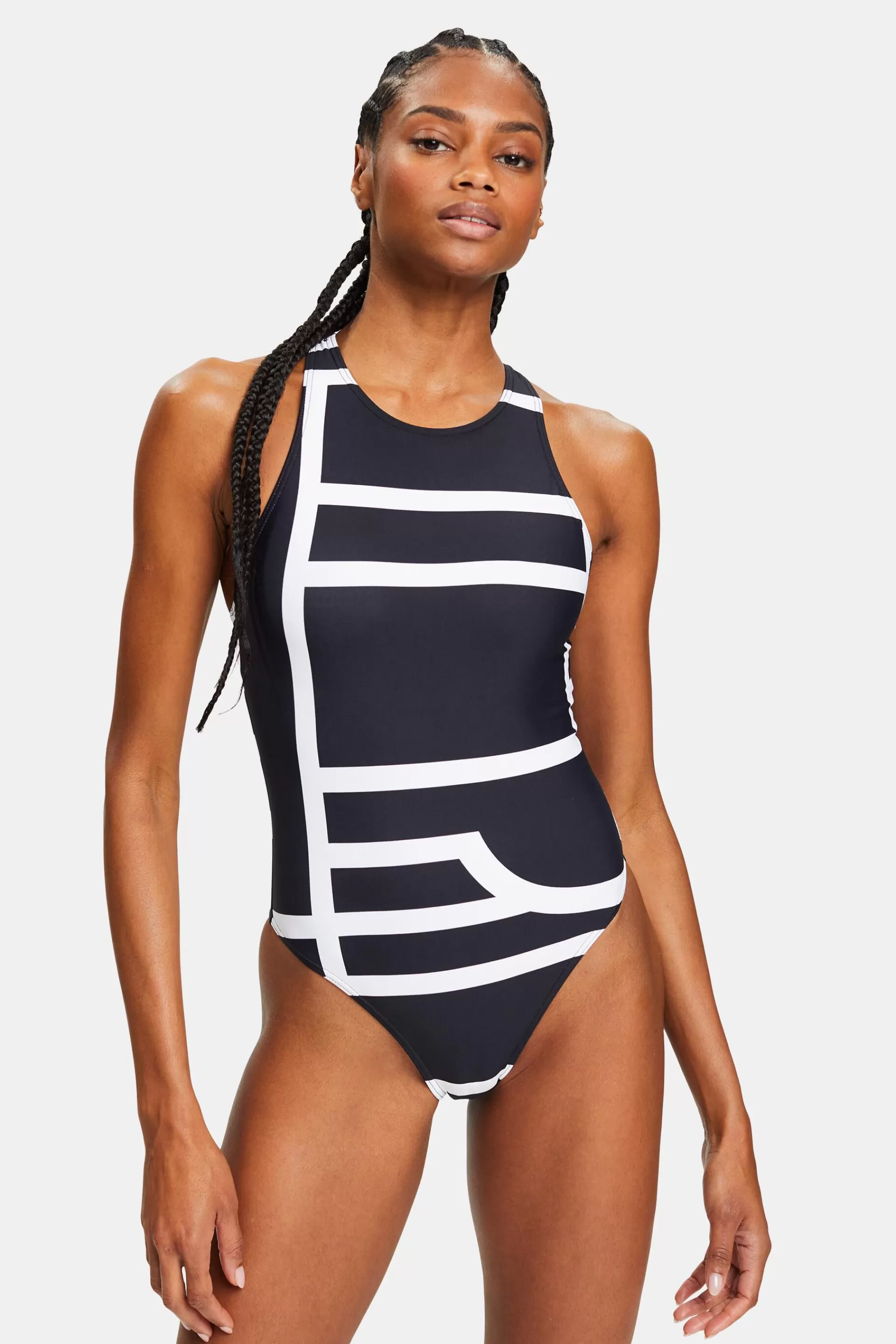 Badeanzug mit Print-ESPRIT Sale