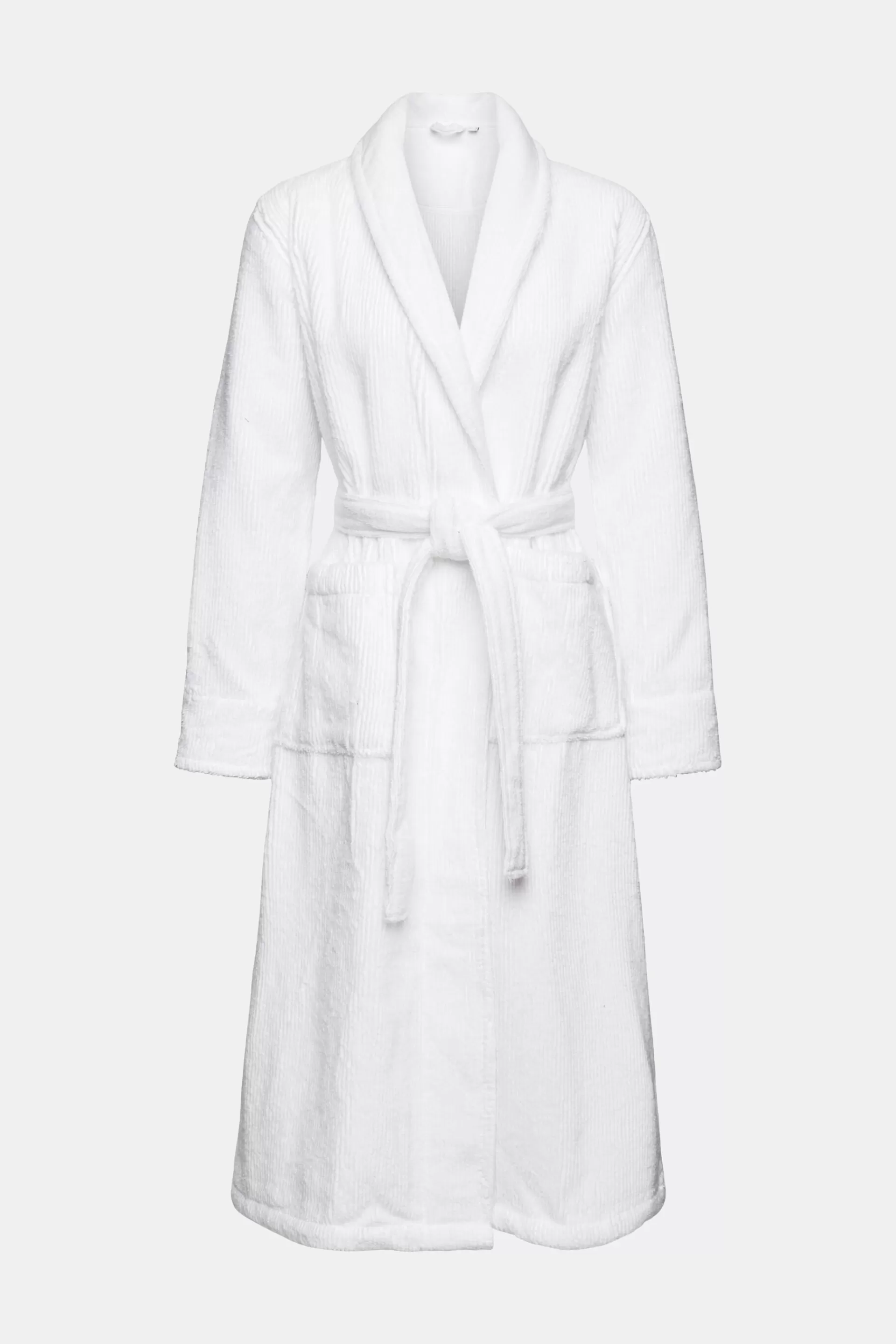 Bademantel in gerippter Optik-ESPRIT Flash Sale