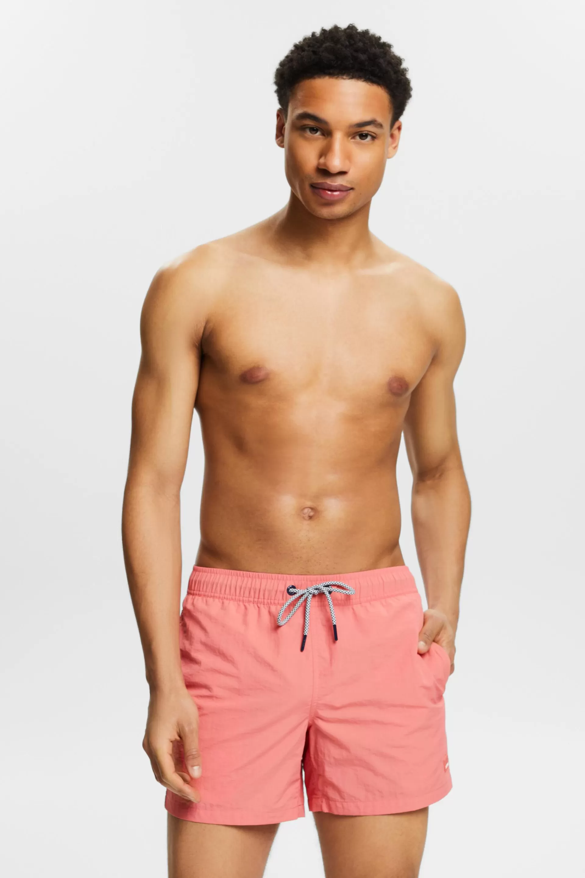 Badeshorts im Crinkle-Look-ESPRIT New