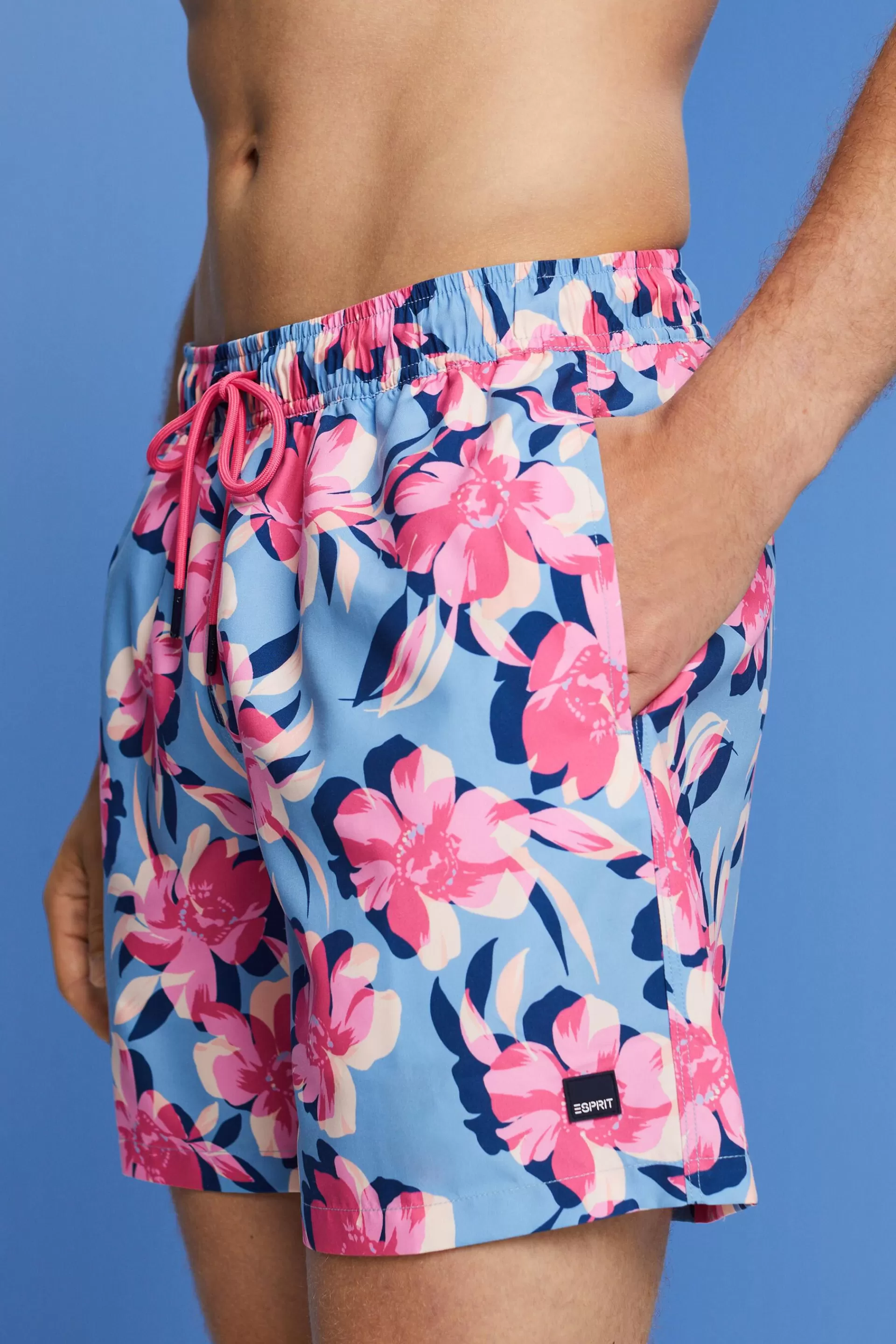 Badeshorts mit Allover-Muster-ESPRIT Outlet