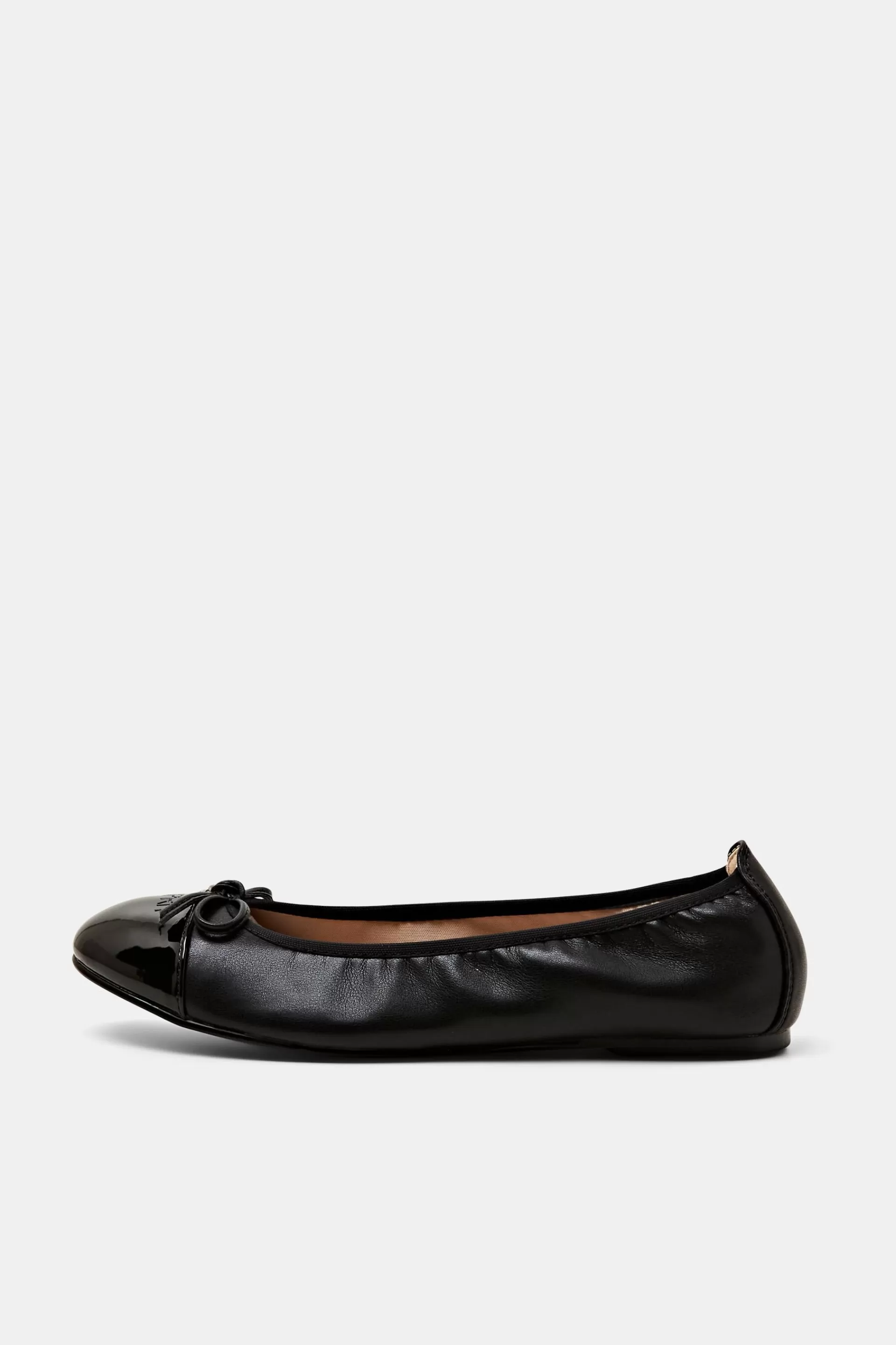 Ballerinas in Lederoptik-ESPRIT Clearance
