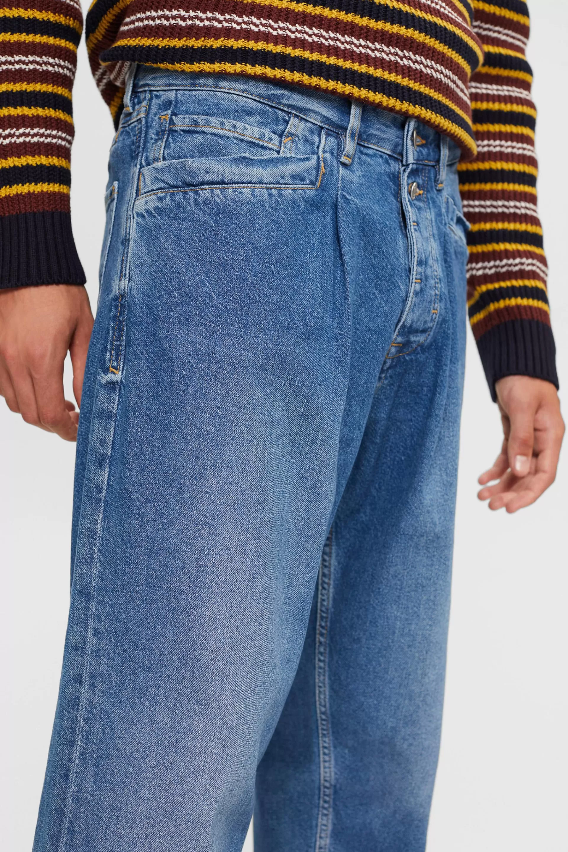 Balloon-Fit-Jeans aus nachhaltiger Baumwolle-ESPRIT Cheap