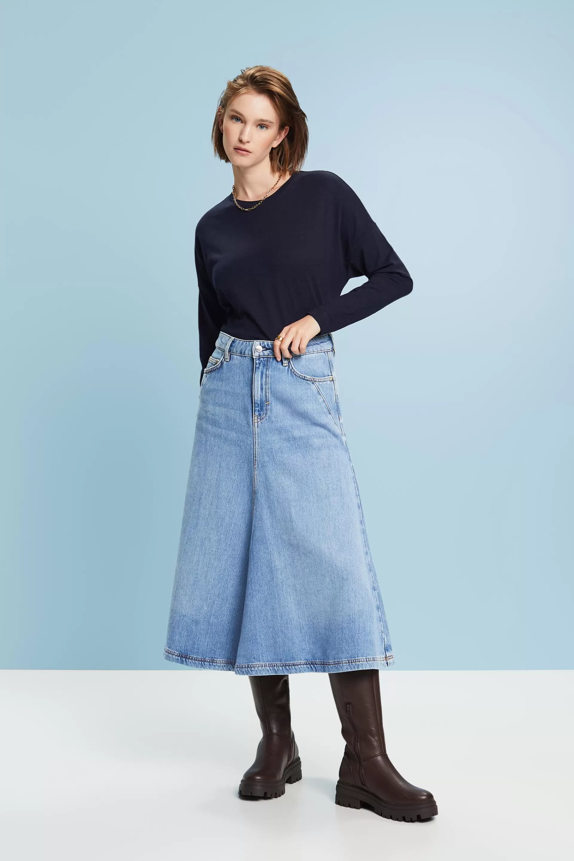 Basic-Longsleeve aus Jersey-ESPRIT Best Sale