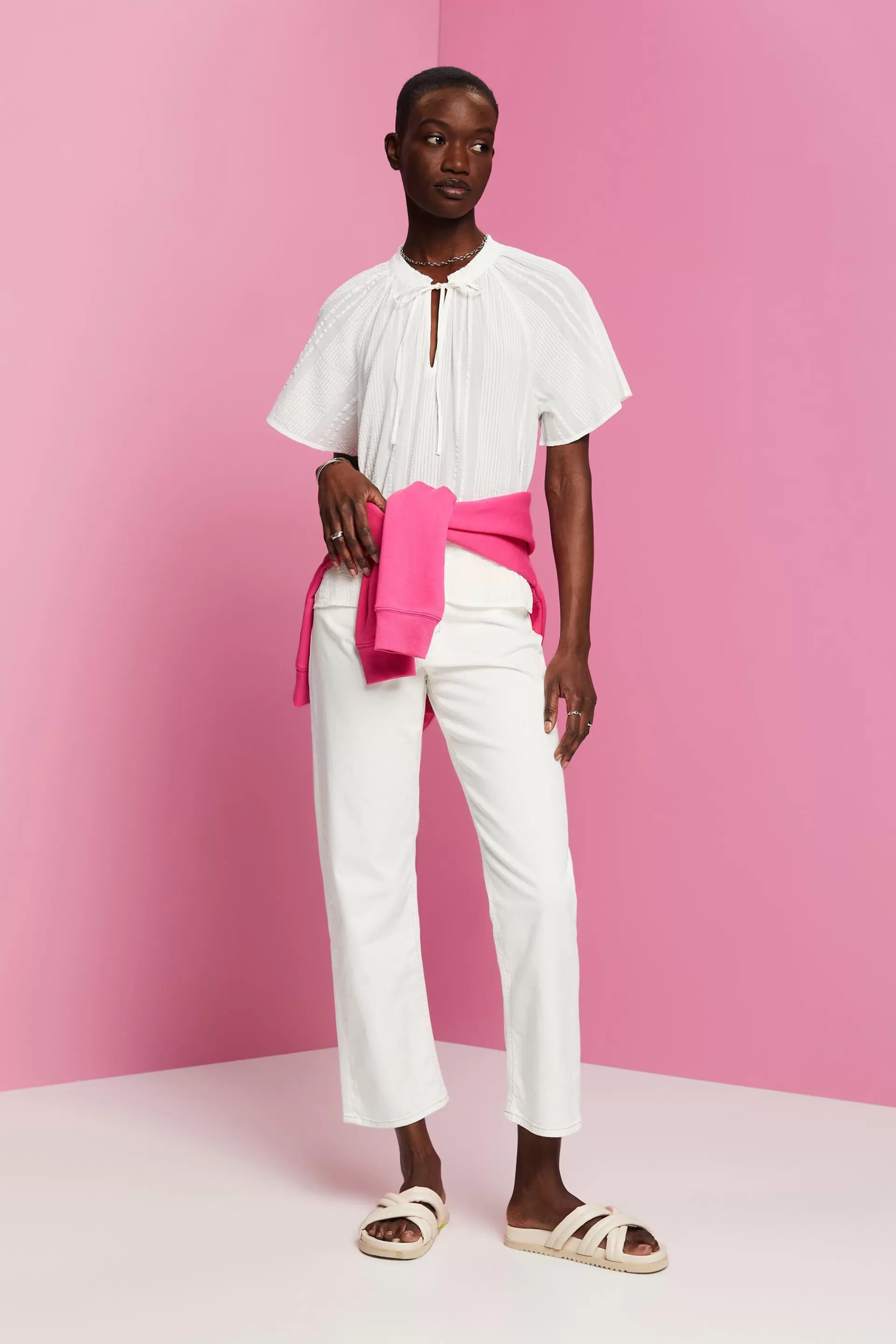 Baumwollbluse-ESPRIT Online