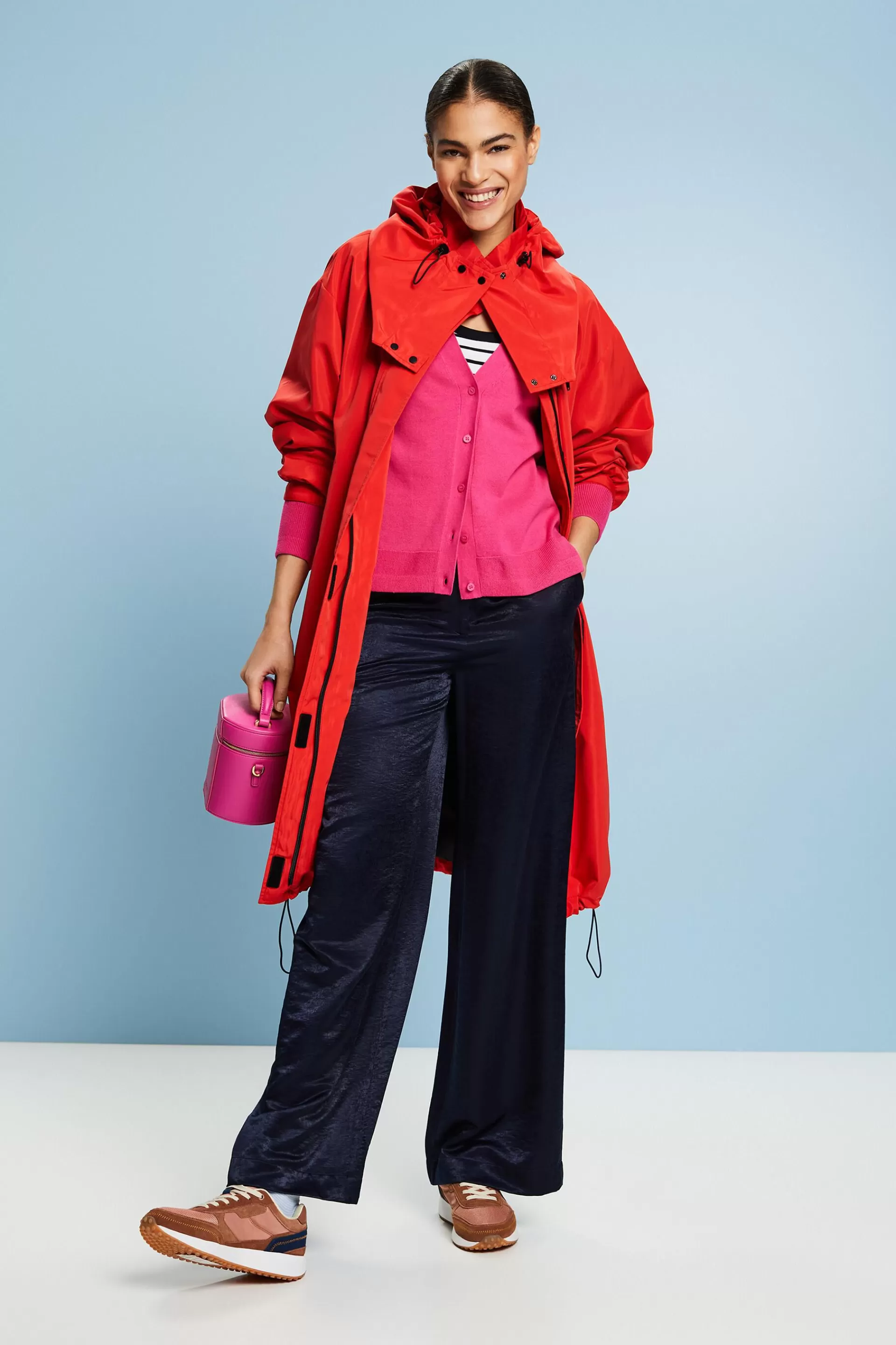 Baumwoll-Cardigan mit V-Ausschnitt-ESPRIT Cheap