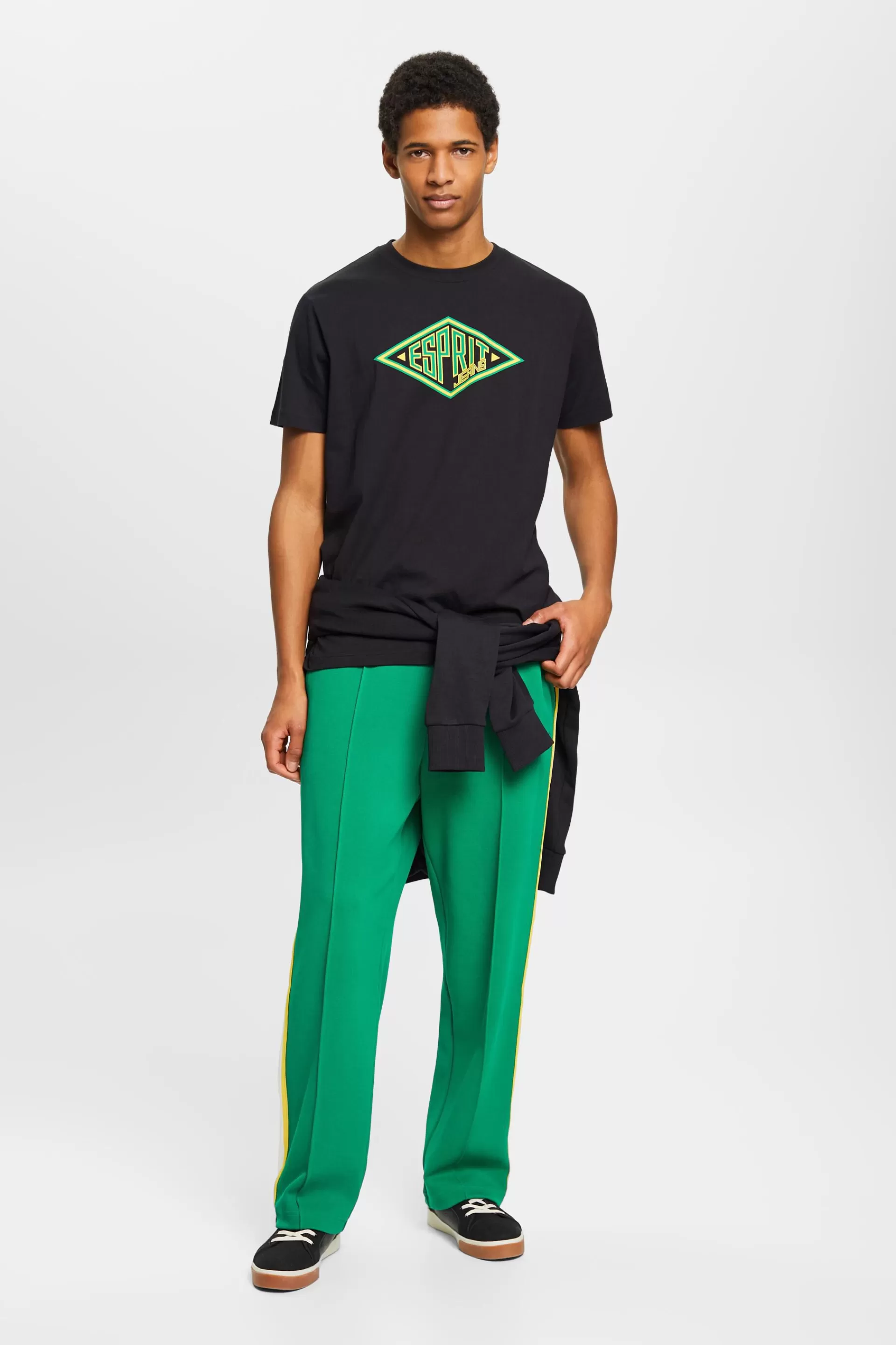Baumwoll-T-Shirt mit Logo-ESPRIT Sale