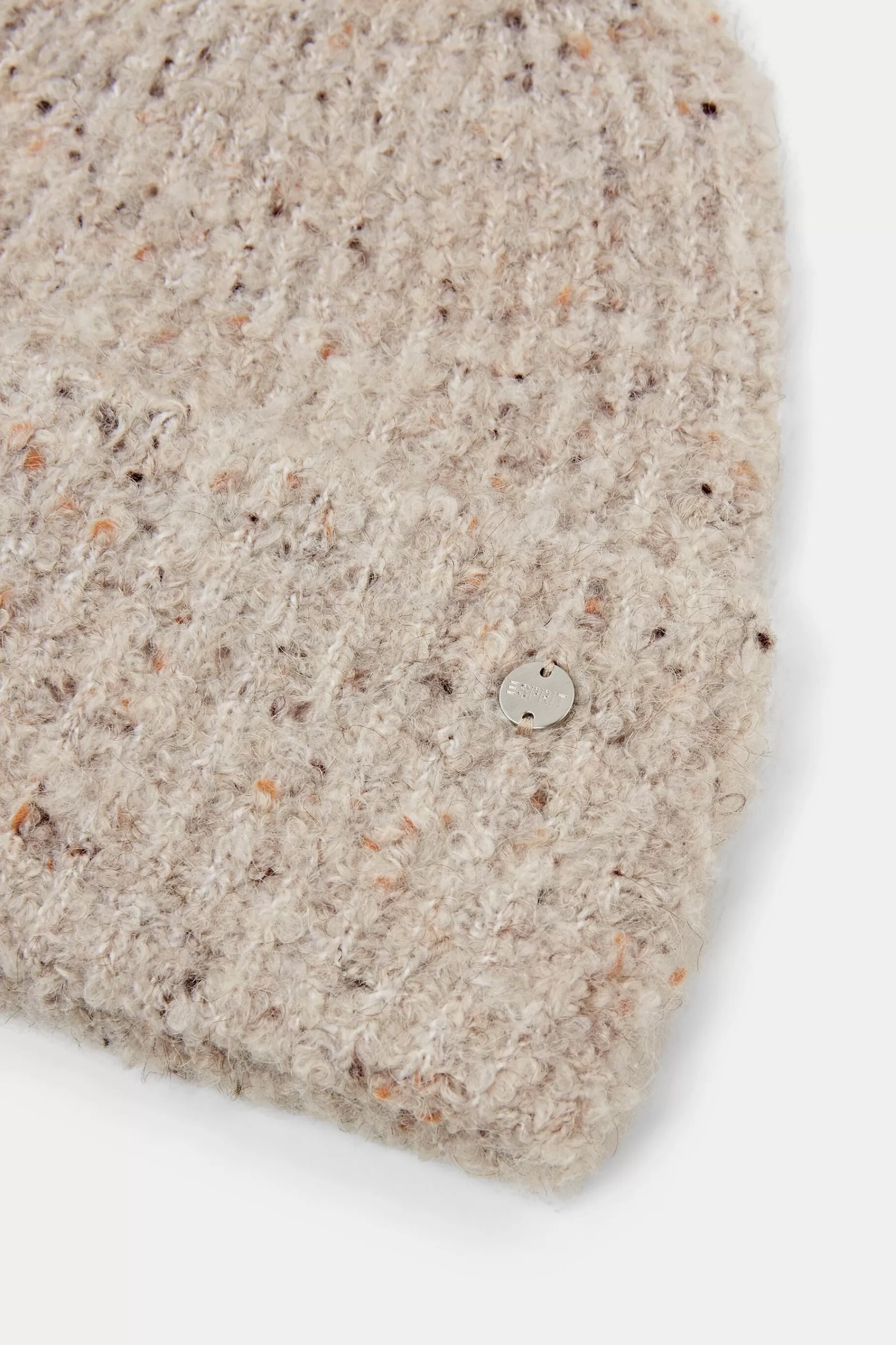 Beanie aus geripptem Bouclé-ESPRIT Outlet