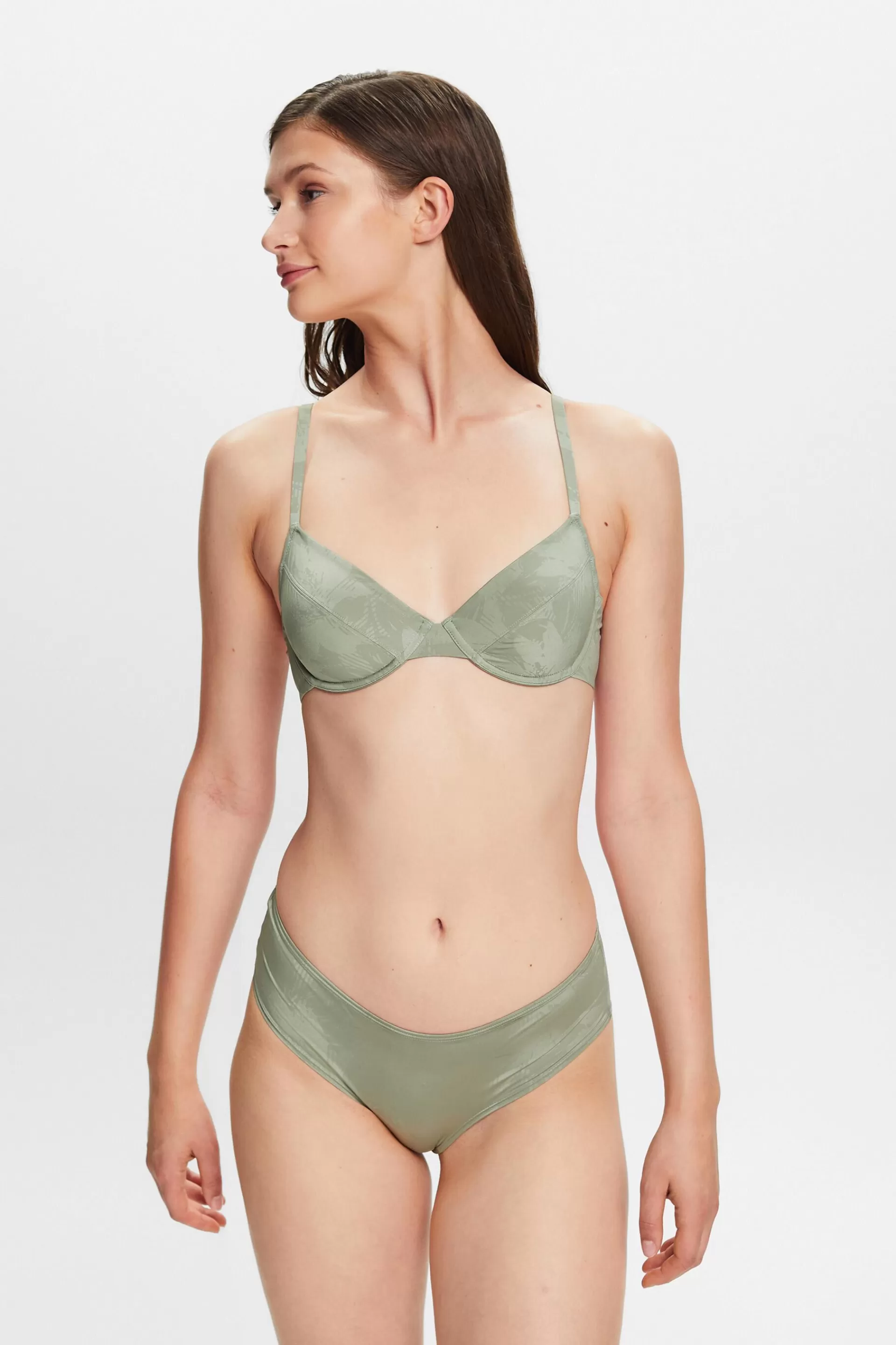 Bedruckte Hipster-Shorts aus Mikrofaser-ESPRIT Cheap