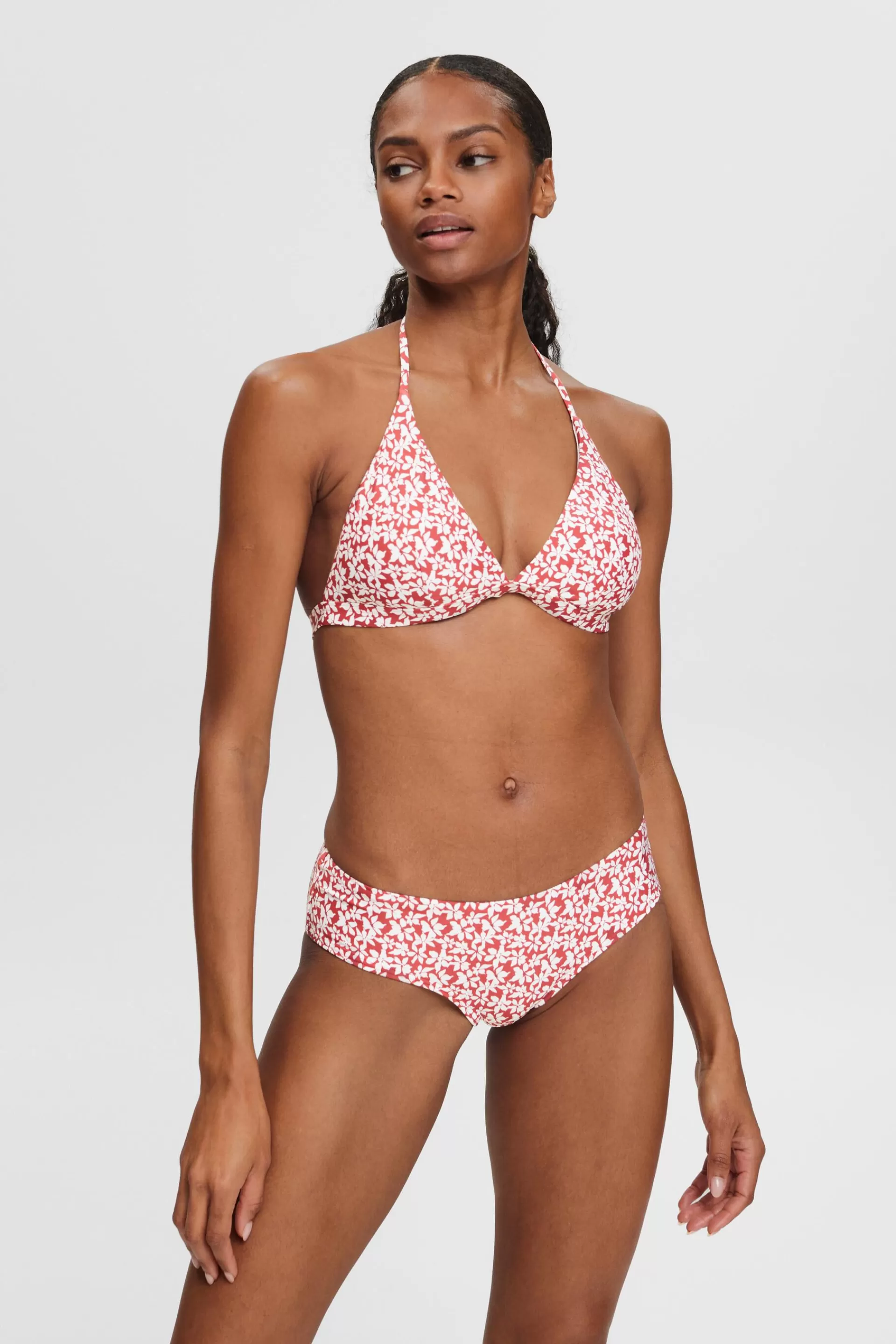 Bedruckte Hipster-Shorts aus Mikrofaser-ESPRIT Discount