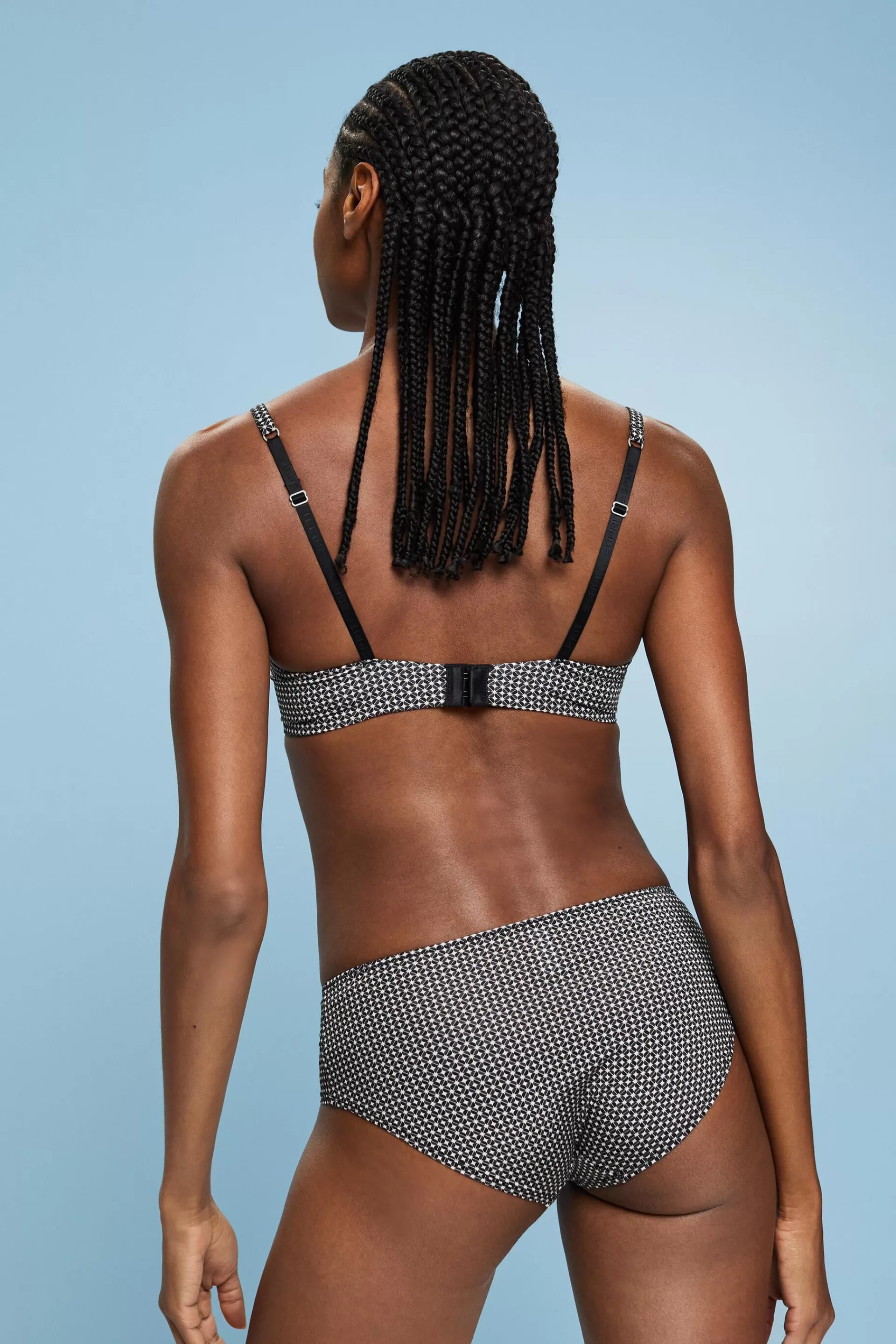 Bedruckte Hipster-Shorts aus Mikrofaser-ESPRIT Cheap