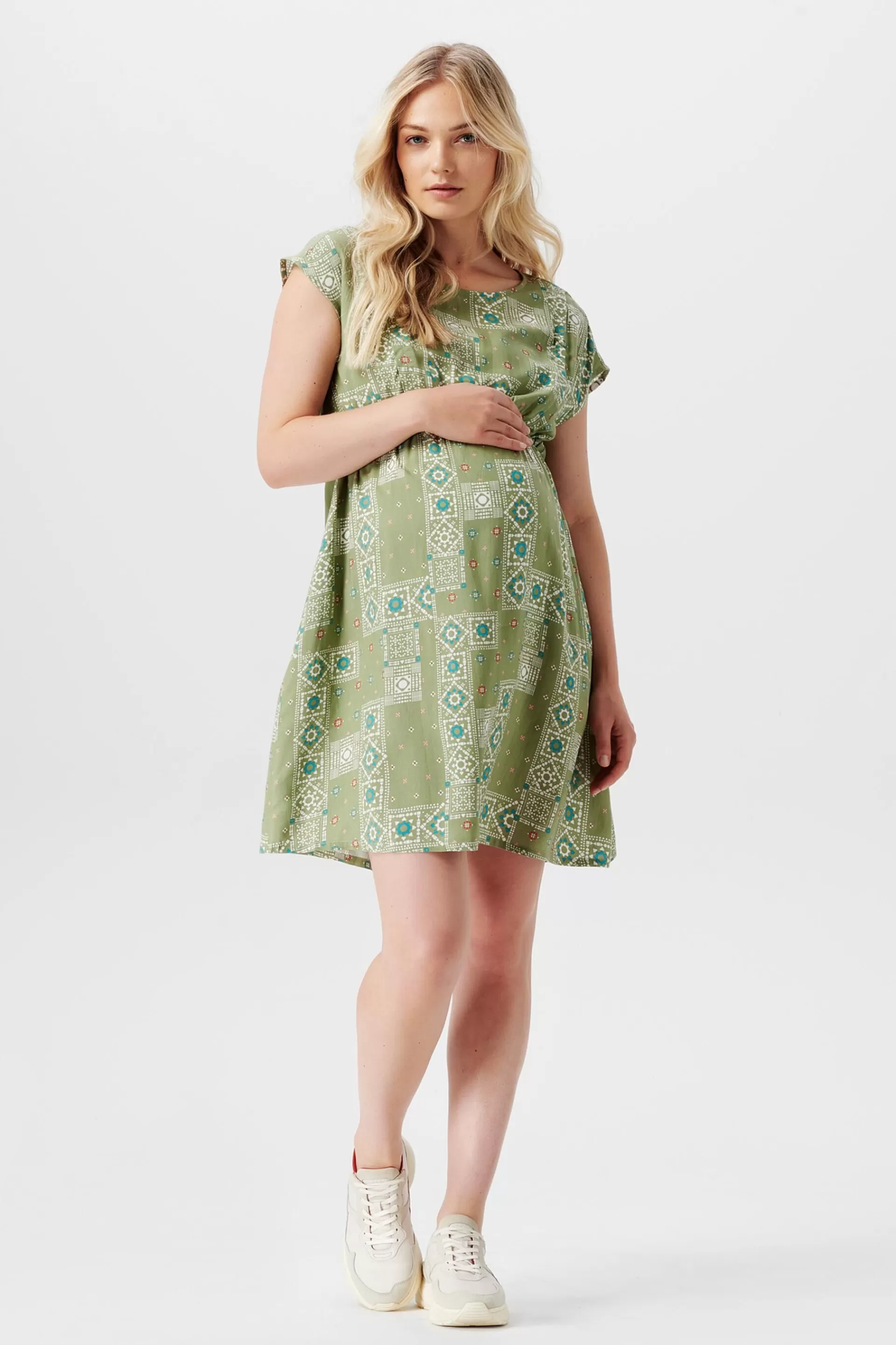 Bedrucktes Kleid mit Stillfunktion-ESPRIT New