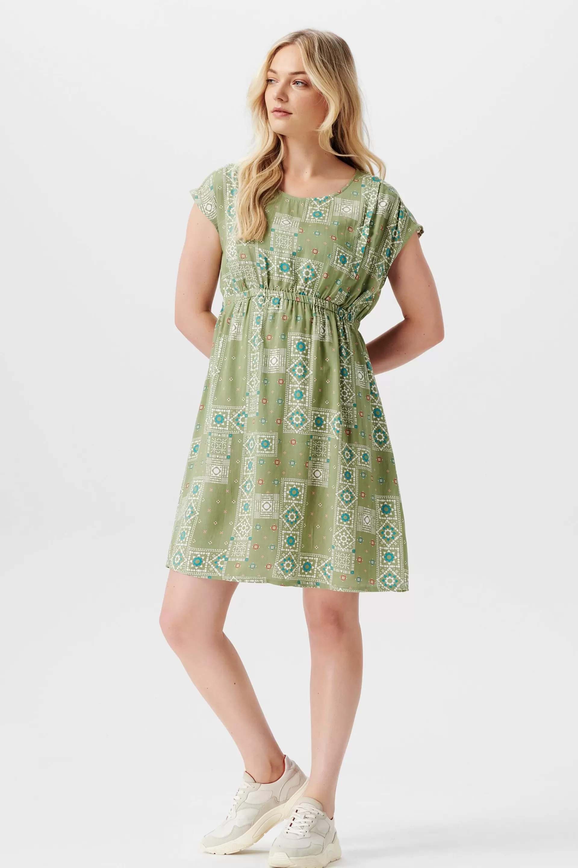 Bedrucktes Kleid mit Stillfunktion-ESPRIT New
