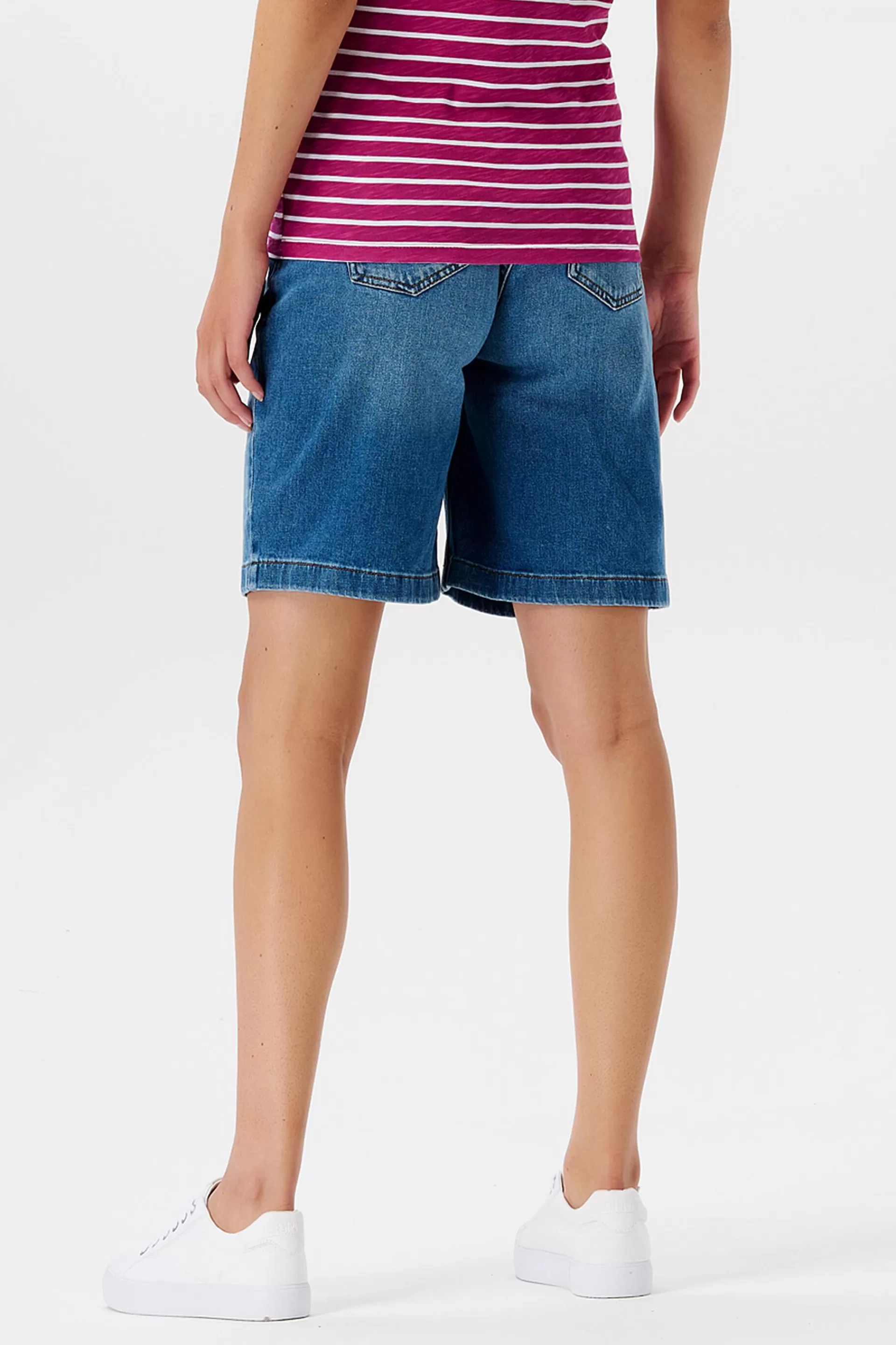 Bermudashorts mit Überbauchbund-ESPRIT Discount