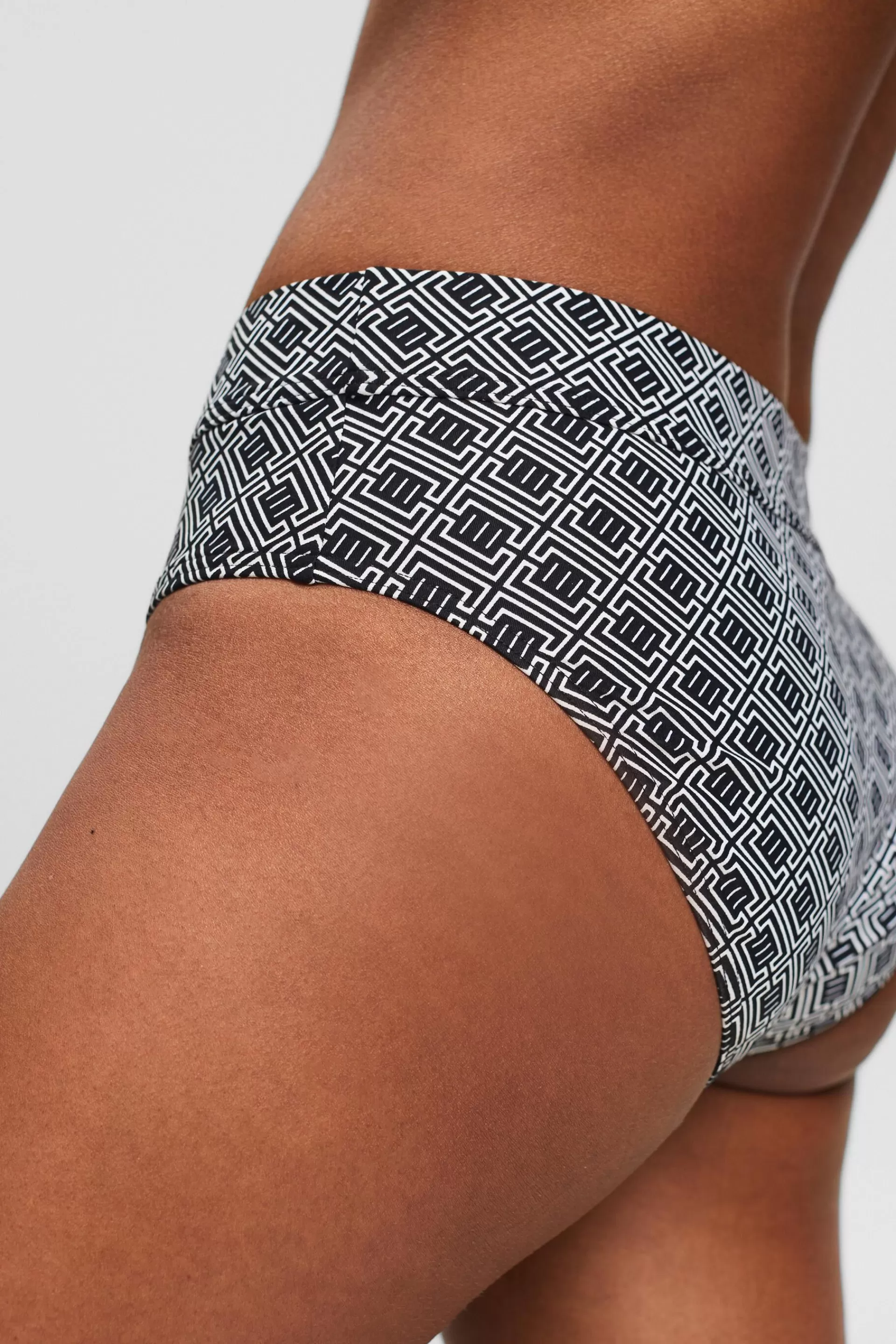Bikinihose mit mittlerem Bund und Print-ESPRIT Best Sale