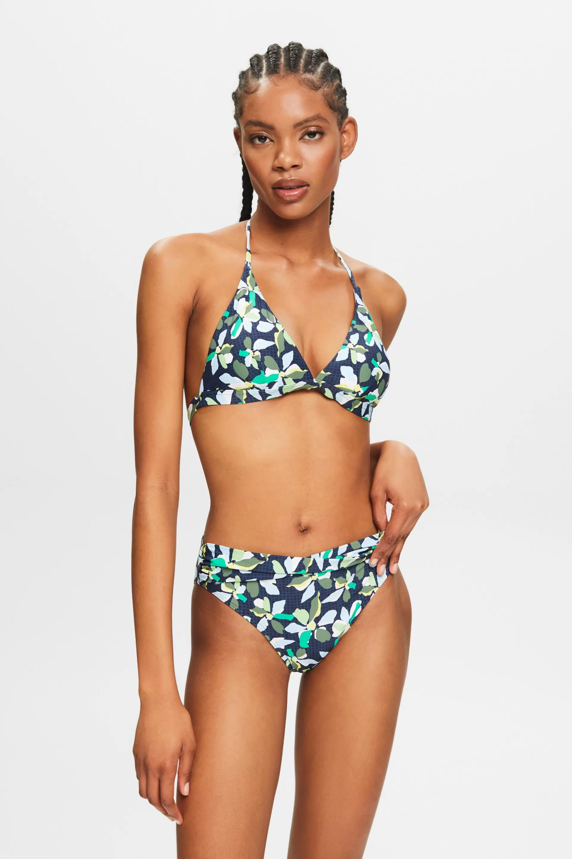 Bikinihose Print und überkreuztem Detail-ESPRIT Flash Sale