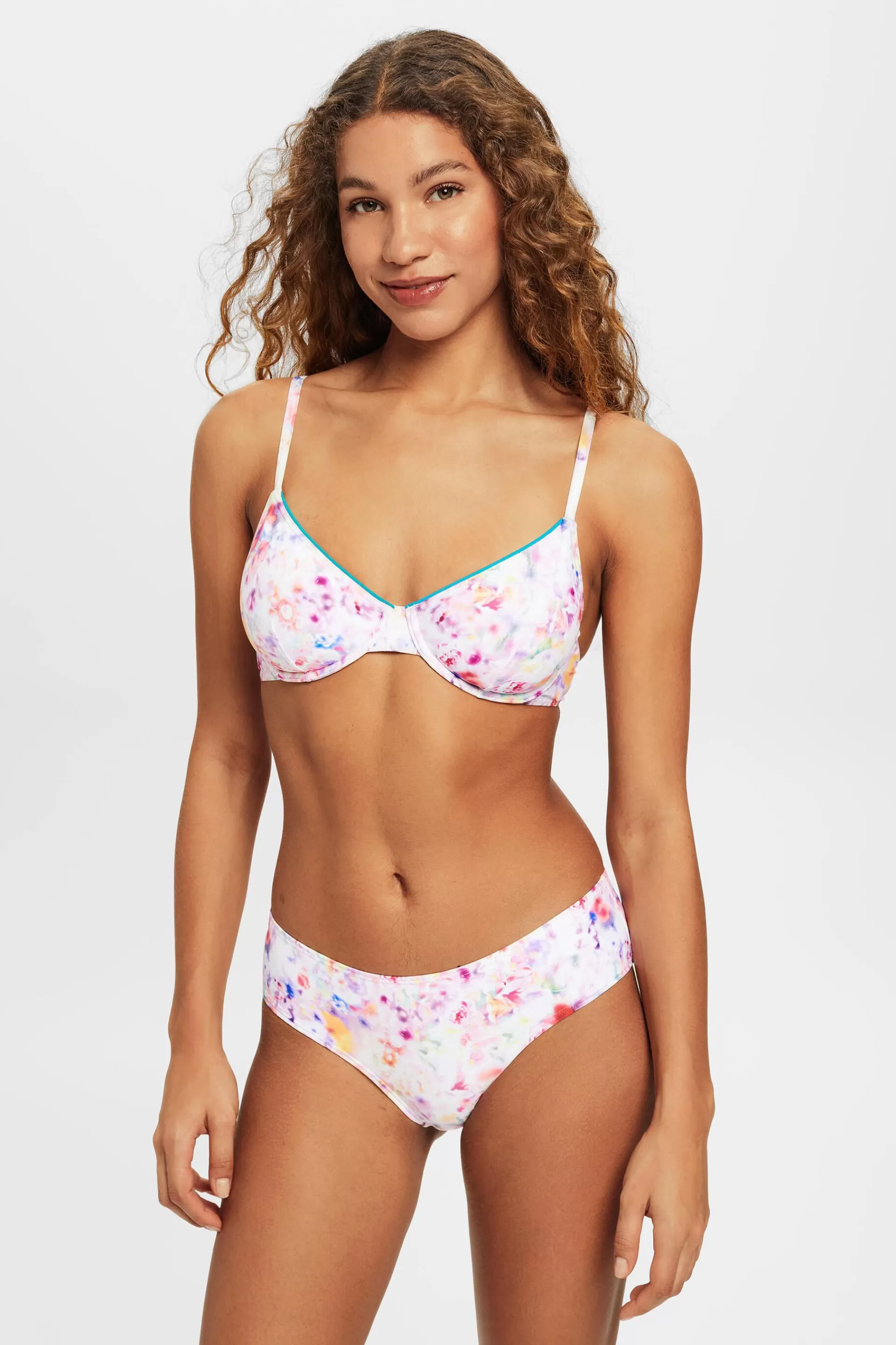 Bikini-Top mit Bügel-Cups und floralem Print-ESPRIT Hot