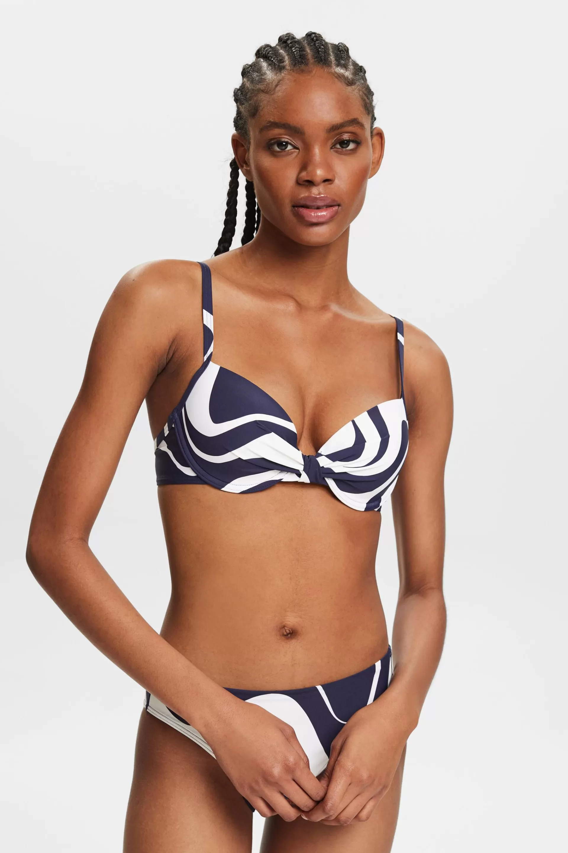 Bikinitop mit wattierten Bügel-Cups und Print-ESPRIT Sale
