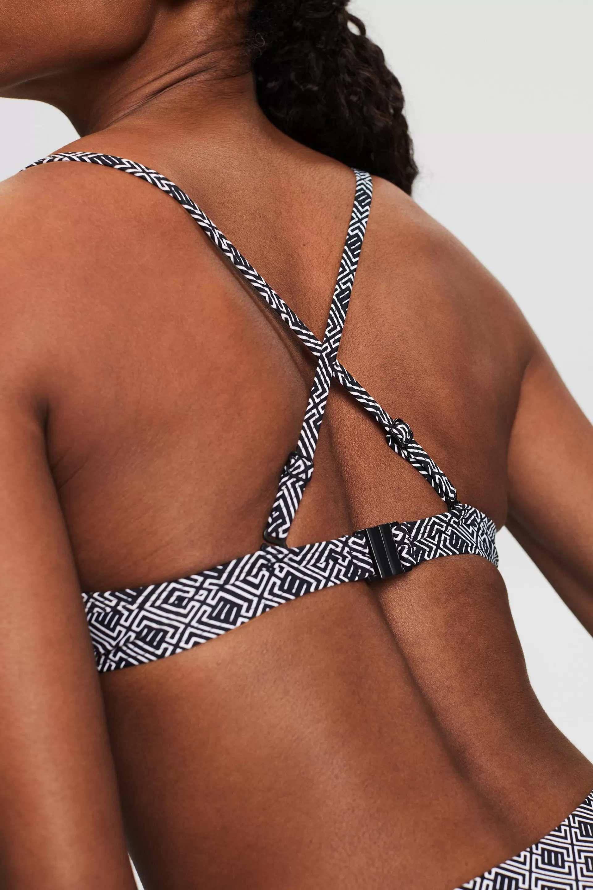 Bikinitop mit wattierten Bügel-Cups und Print-ESPRIT Online