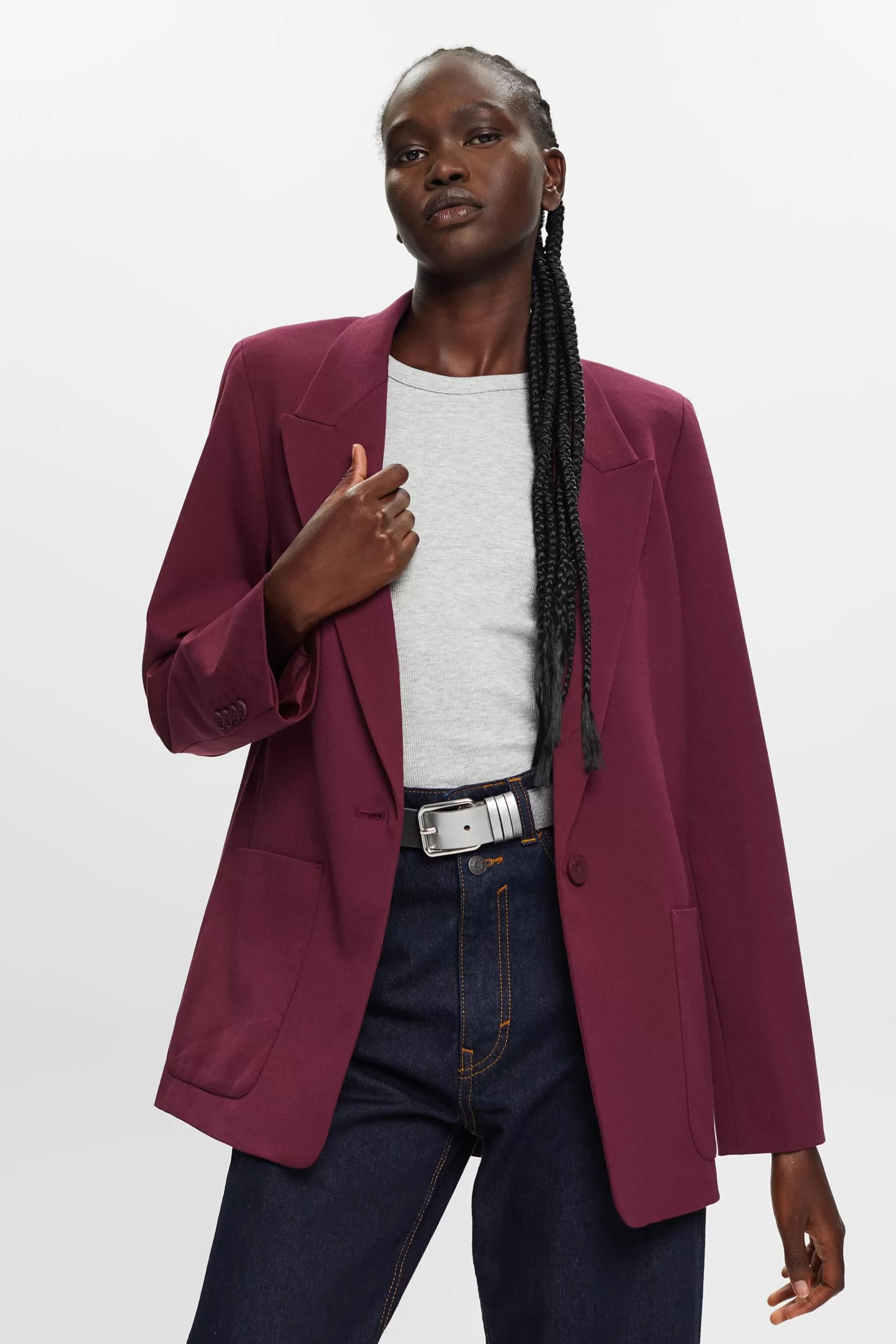 Blazer in lockerer Passform-ESPRIT Outlet
