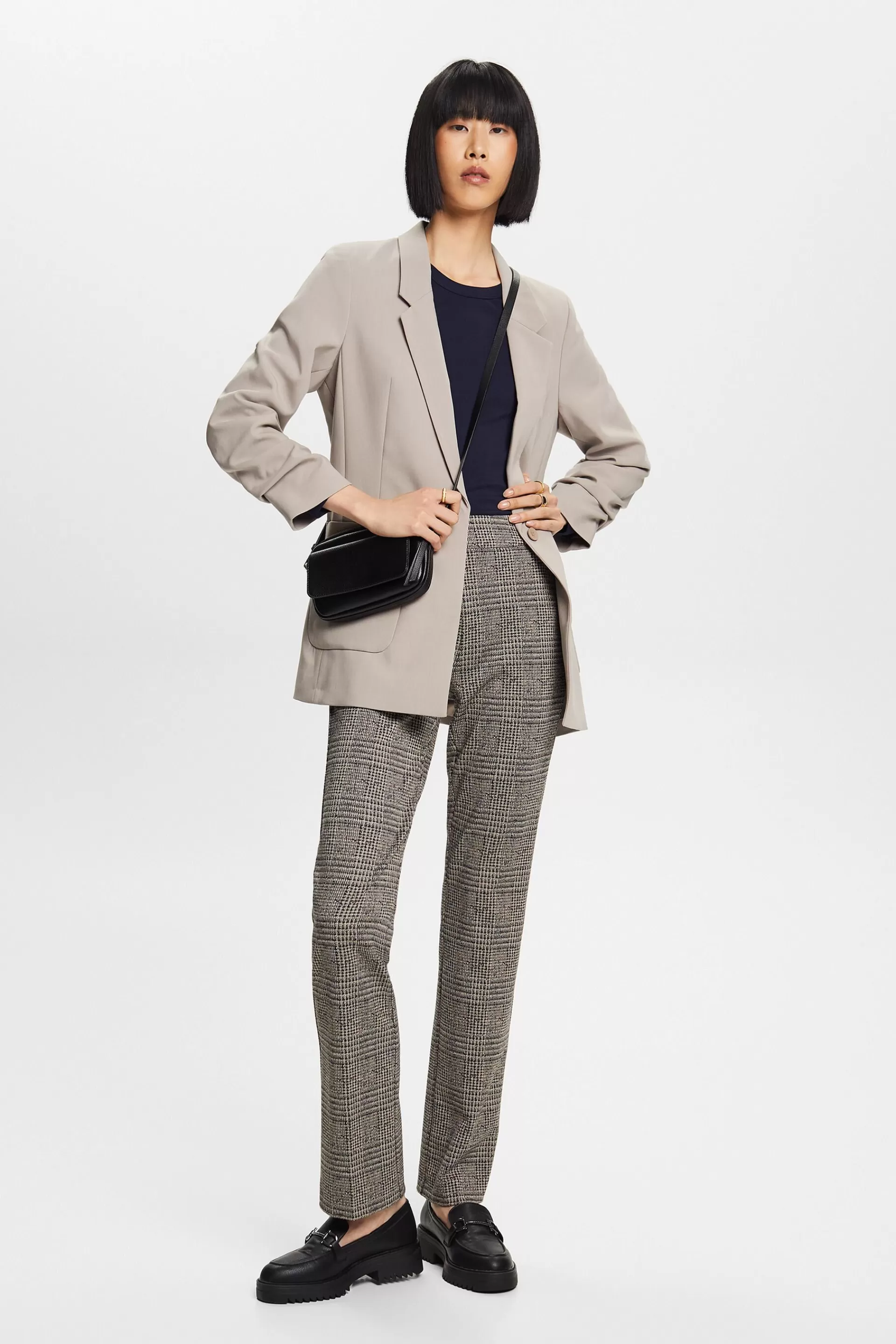 Blazer mit drapierten Ärmeln-ESPRIT Shop