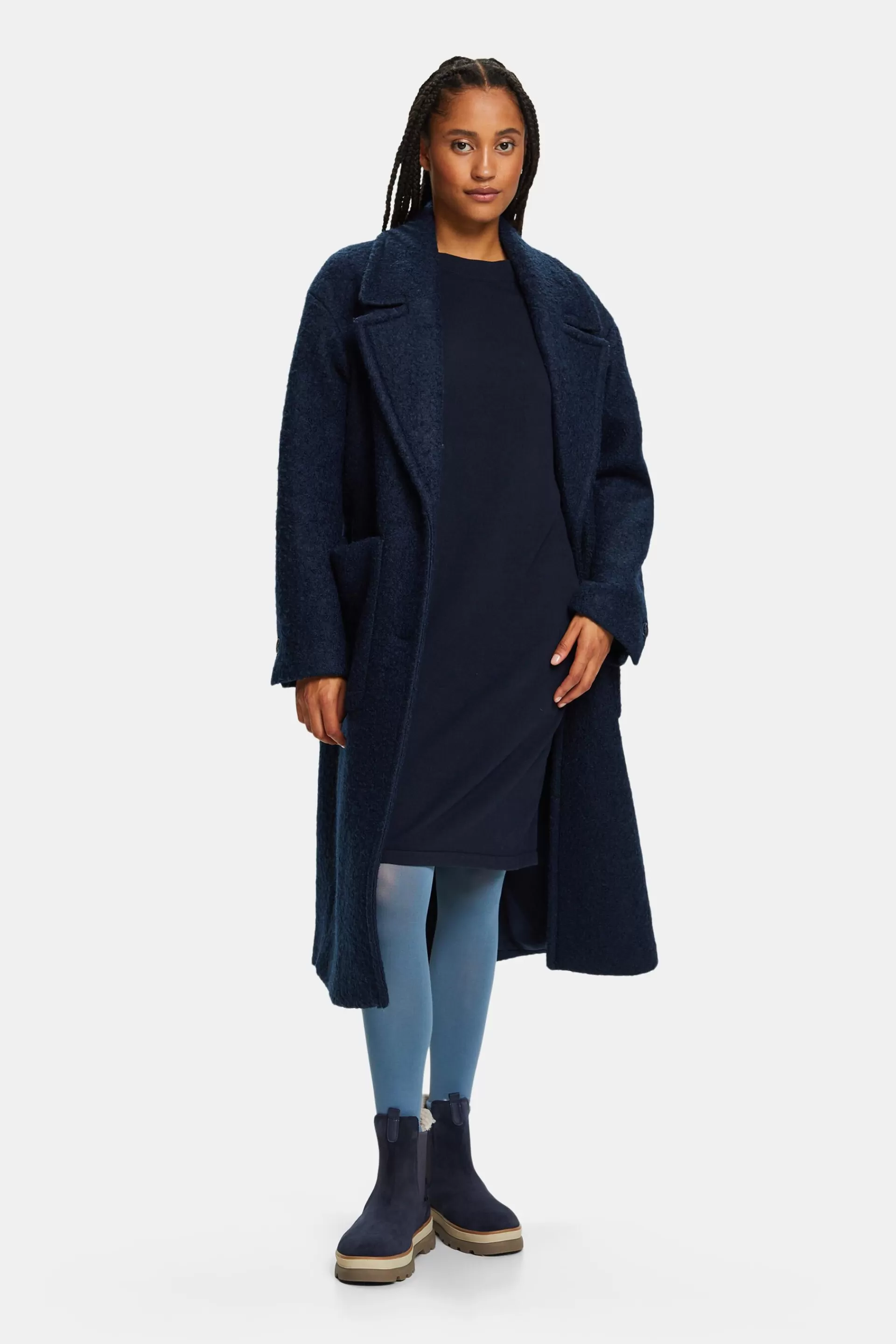 Blickdichte Leggings, Baumwoll-Mix-ESPRIT Clearance