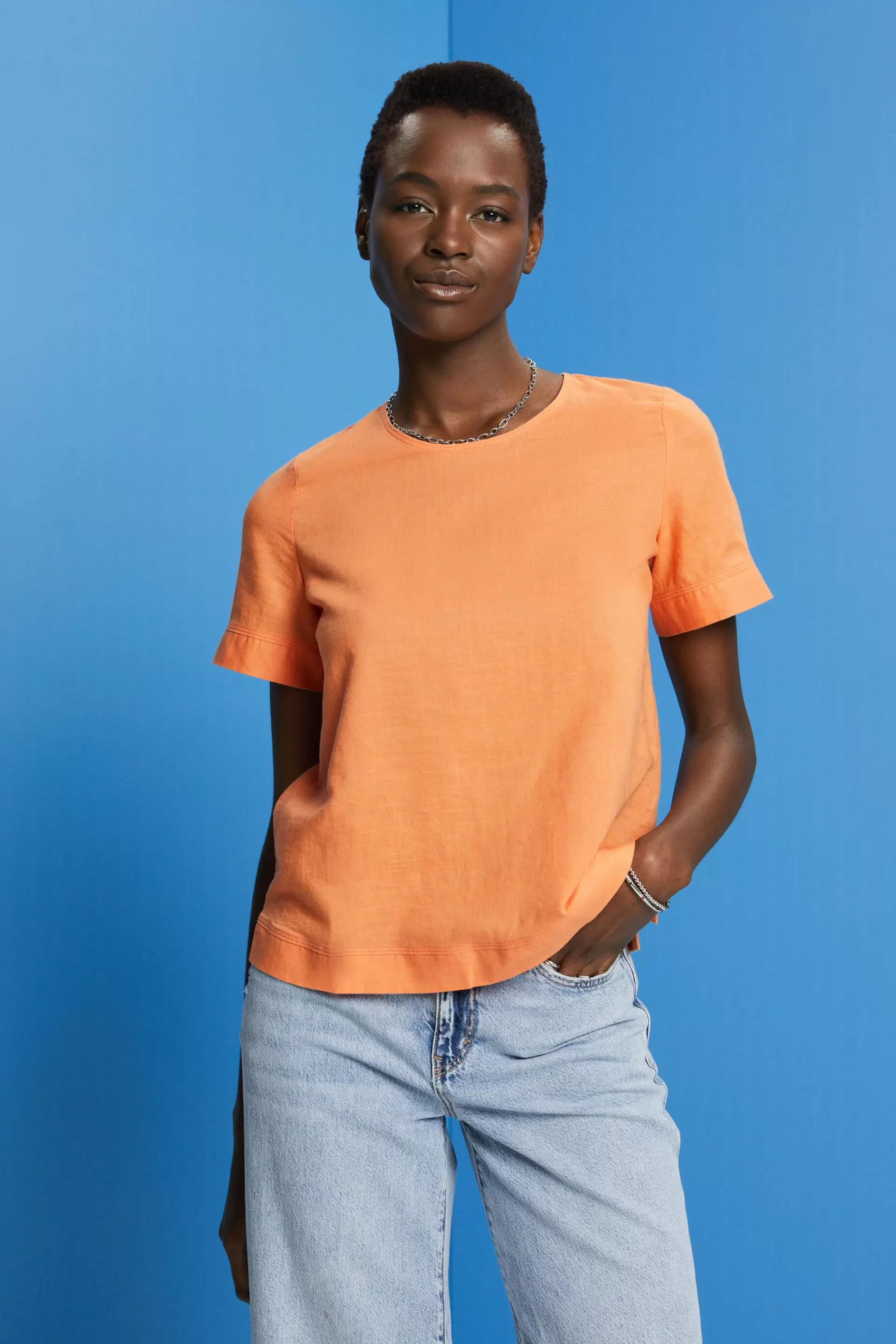 Bluse mit Tropfenverschluss-ESPRIT Cheap