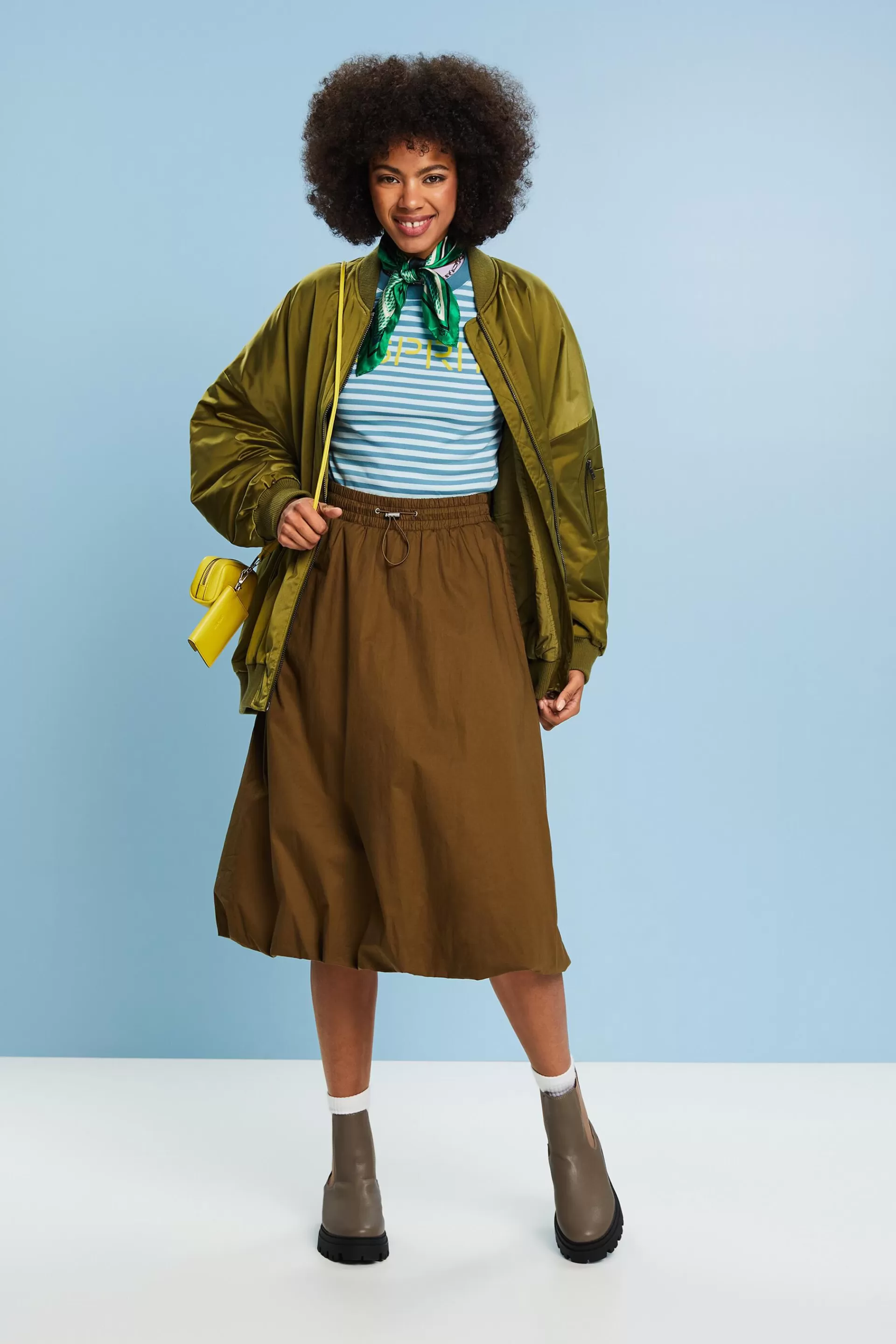 Bomberjacke aus Satin-ESPRIT Cheap