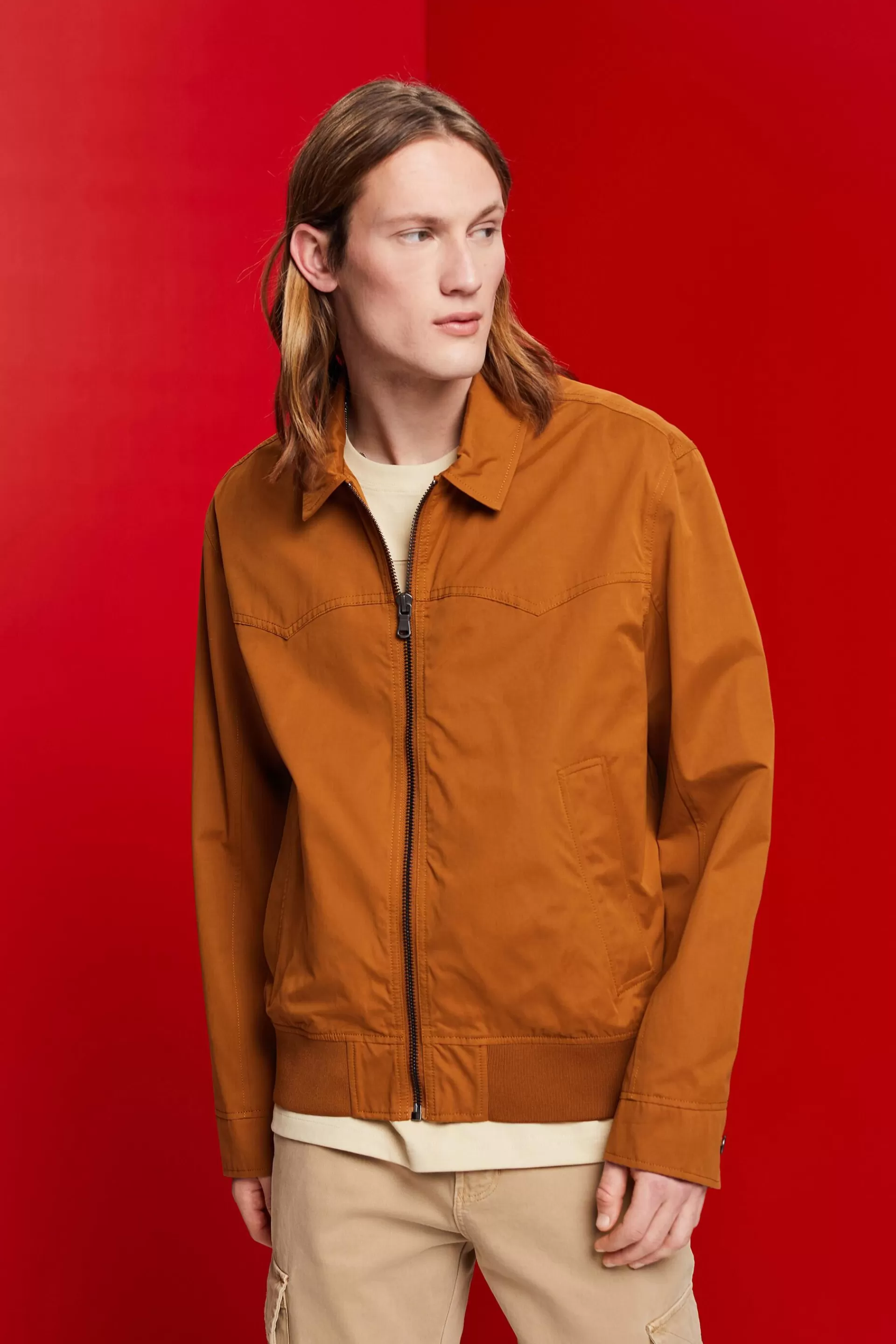 Bomberjacke mit Umlegekragen-ESPRIT Best