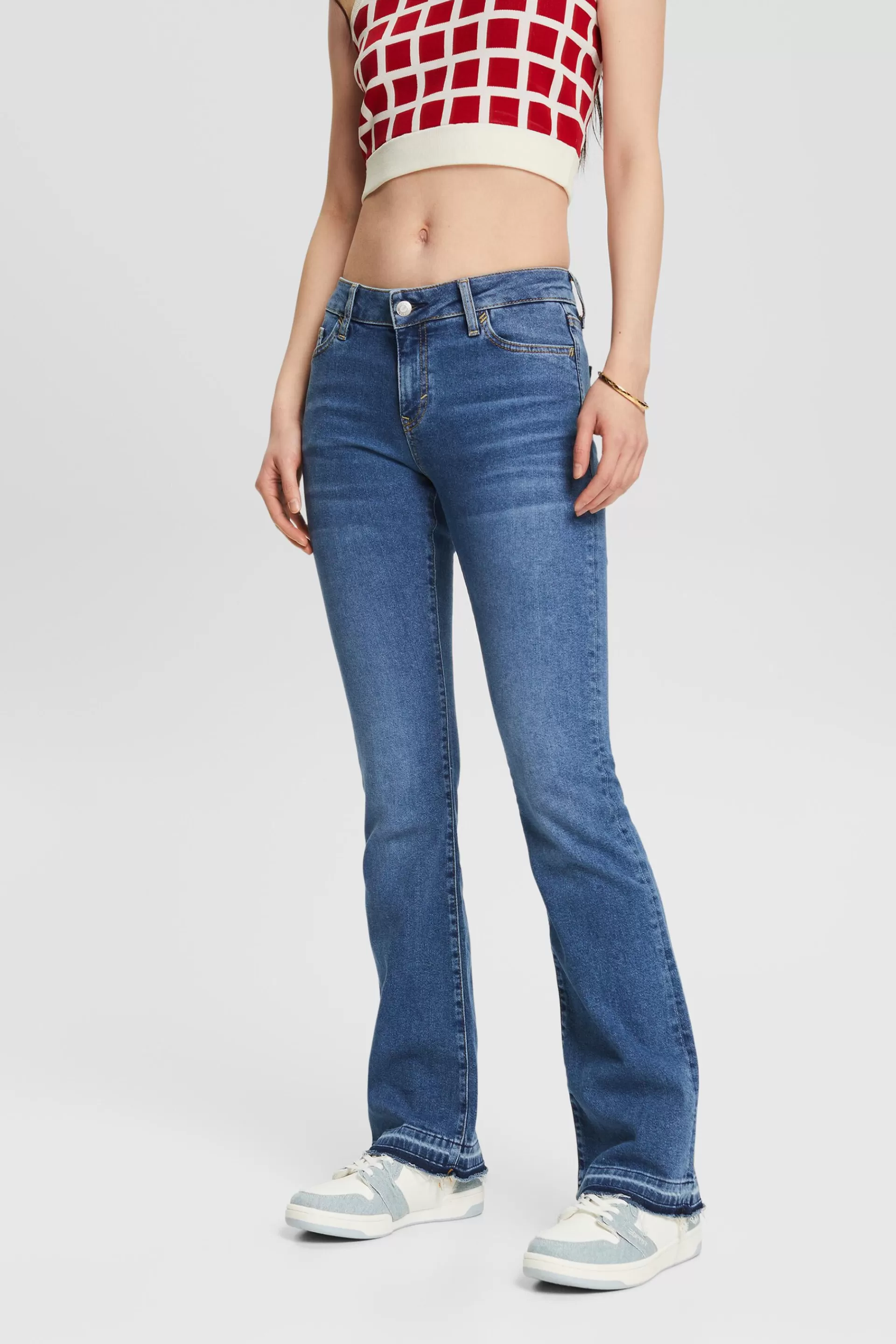 Bootcut Jeans mit mittelhohem Bund-ESPRIT Flash Sale