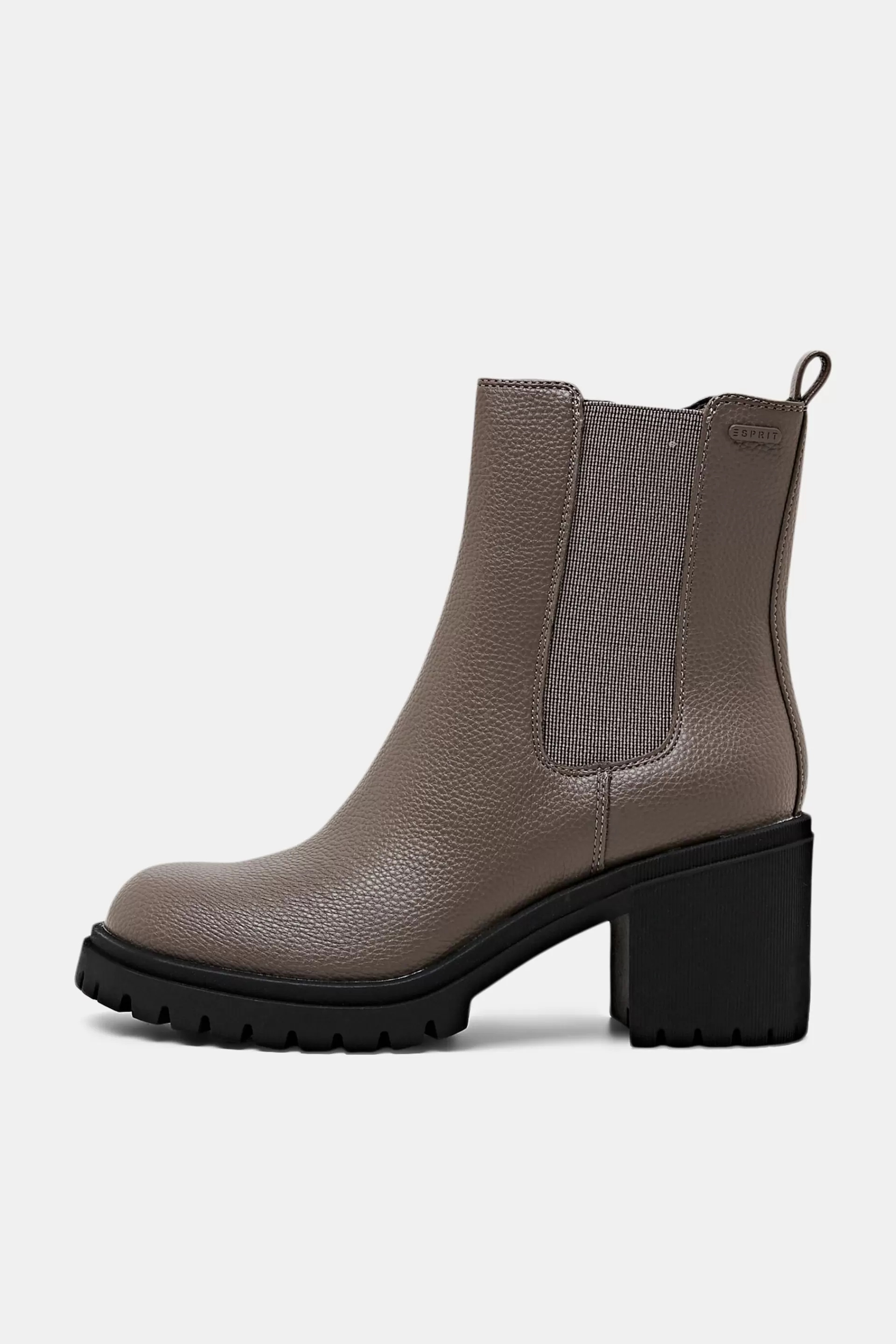 Boots mit grobem Blockabsatz-ESPRIT Outlet